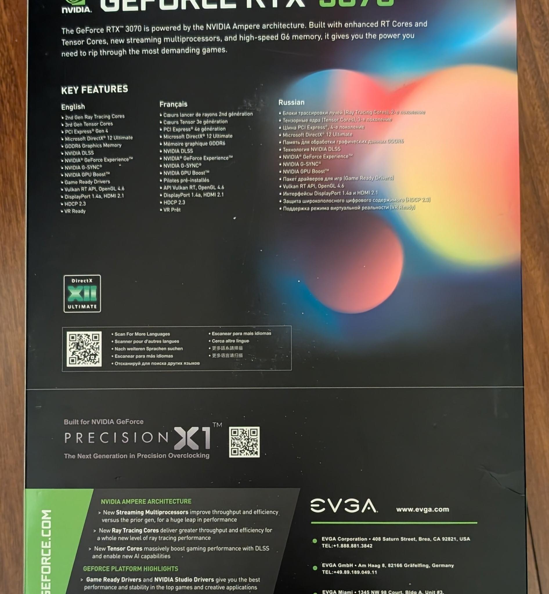EVGA FTW3 ULTRA GAMING GeForce RTX 3070