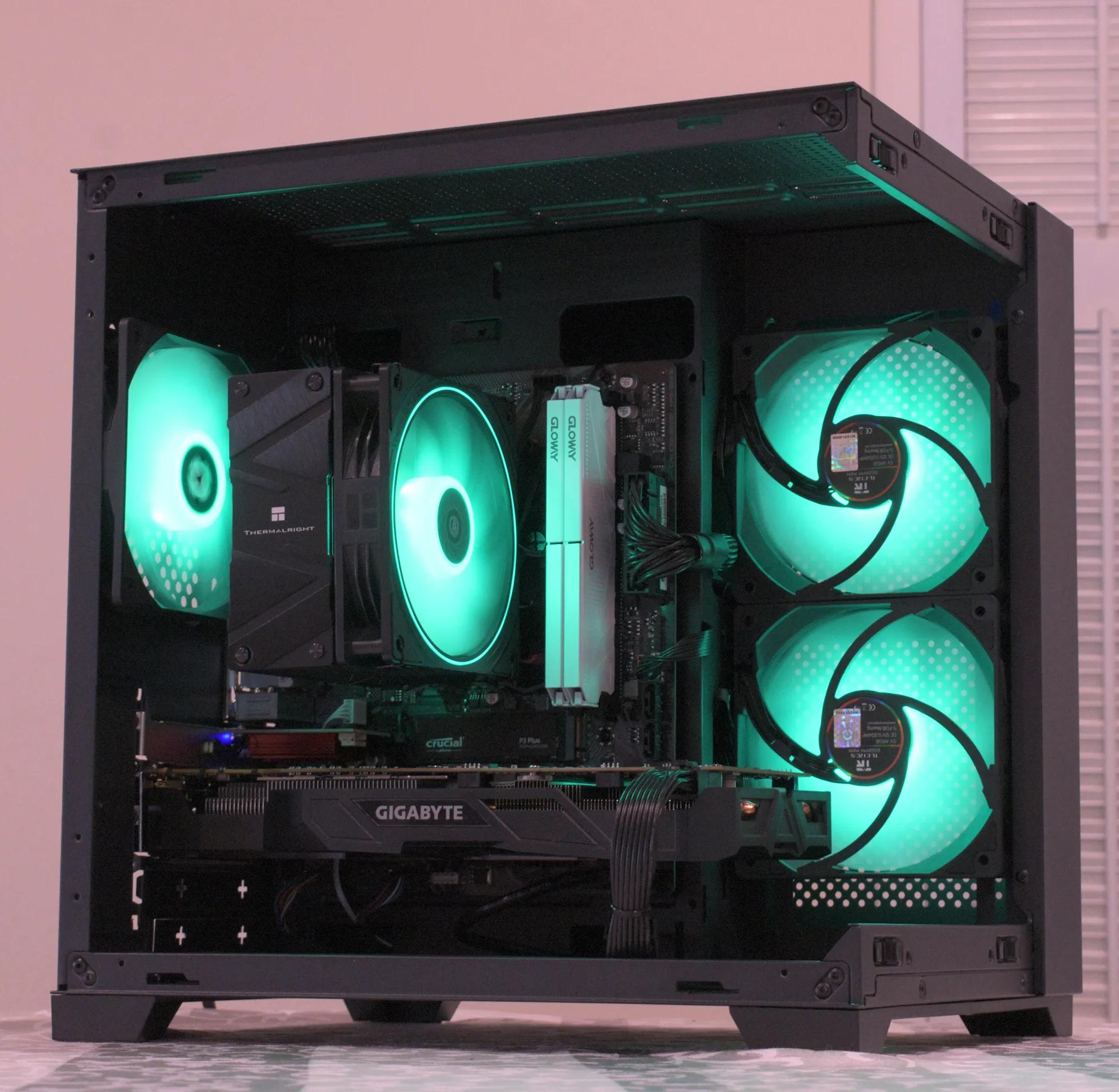🎮Budget Gamer🎮 Ryzen 5 3600 | GTX 1070 8GB | 16GB DDR4 | 1TB nVME SSD | 1080p Black Gaming PC RGB