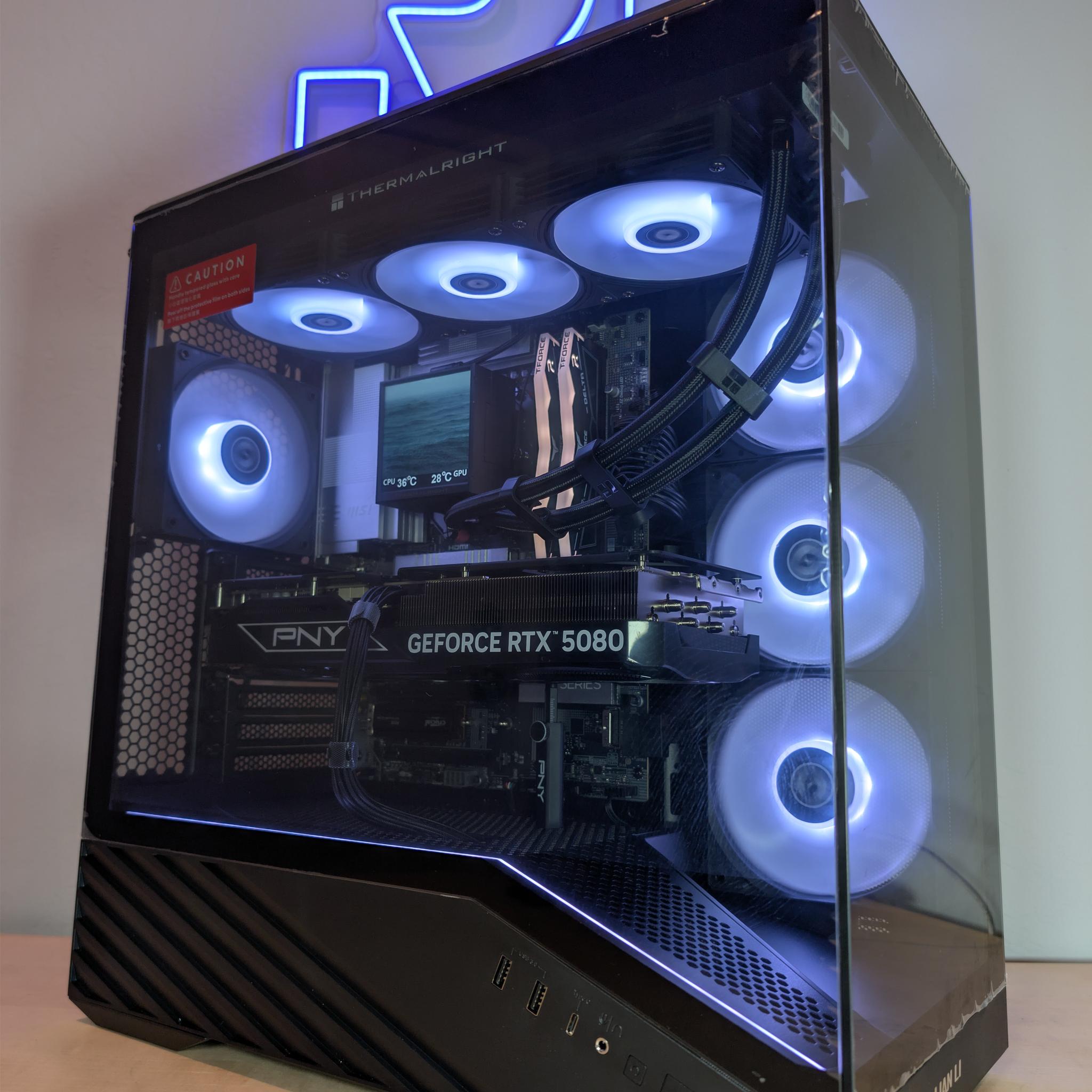 GeForce RTX 5080 Custom Gaming PC - Ryzen 7 9850X3D, 32GB RAM