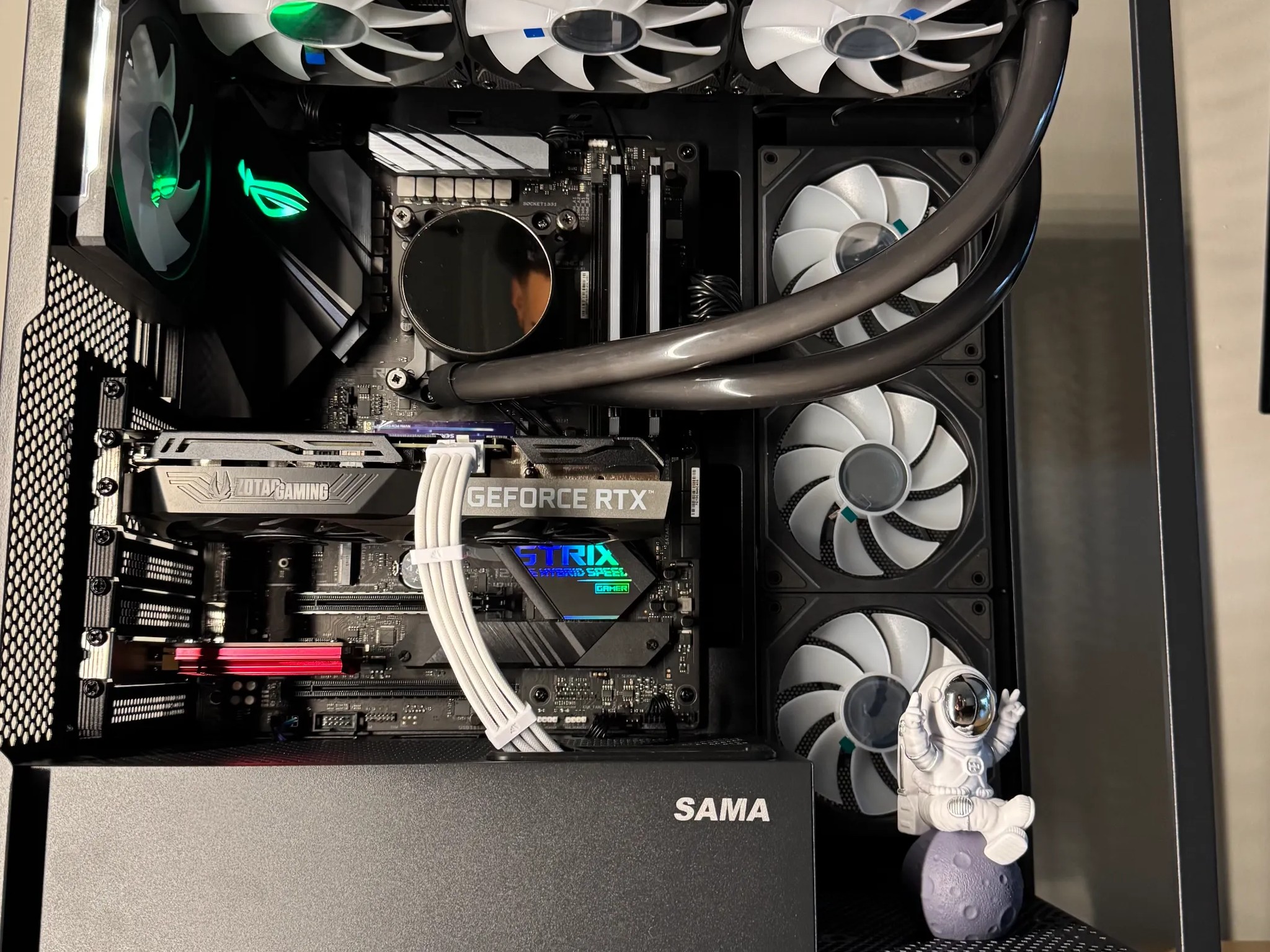 🖤BLACKOUT🖤 Zotac RTX 3060 TI|Ryzen 7 5700X3D|32GB RAM|1TB M.2||WIFI|ARGB Fans + Cooler|