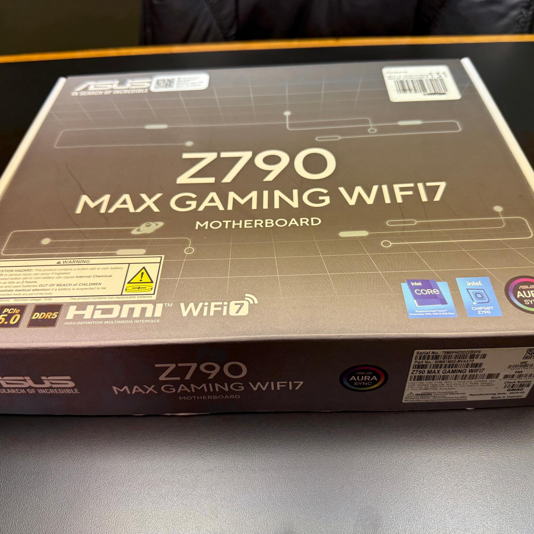 ASUS Z790 MAX GAMING WIFI7