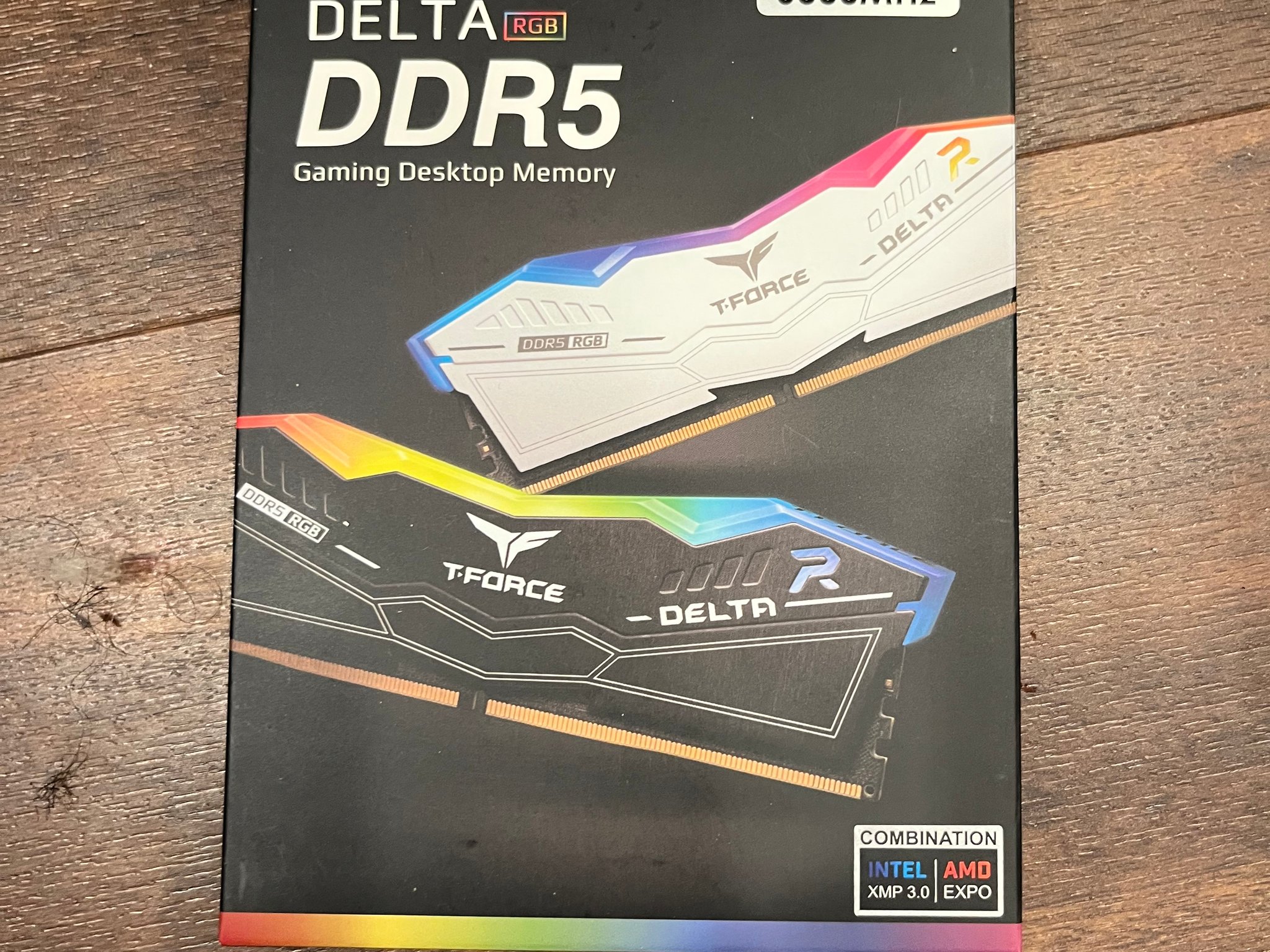 DDR5 6000 16GB T-FORCE DELTA - New in box - Black