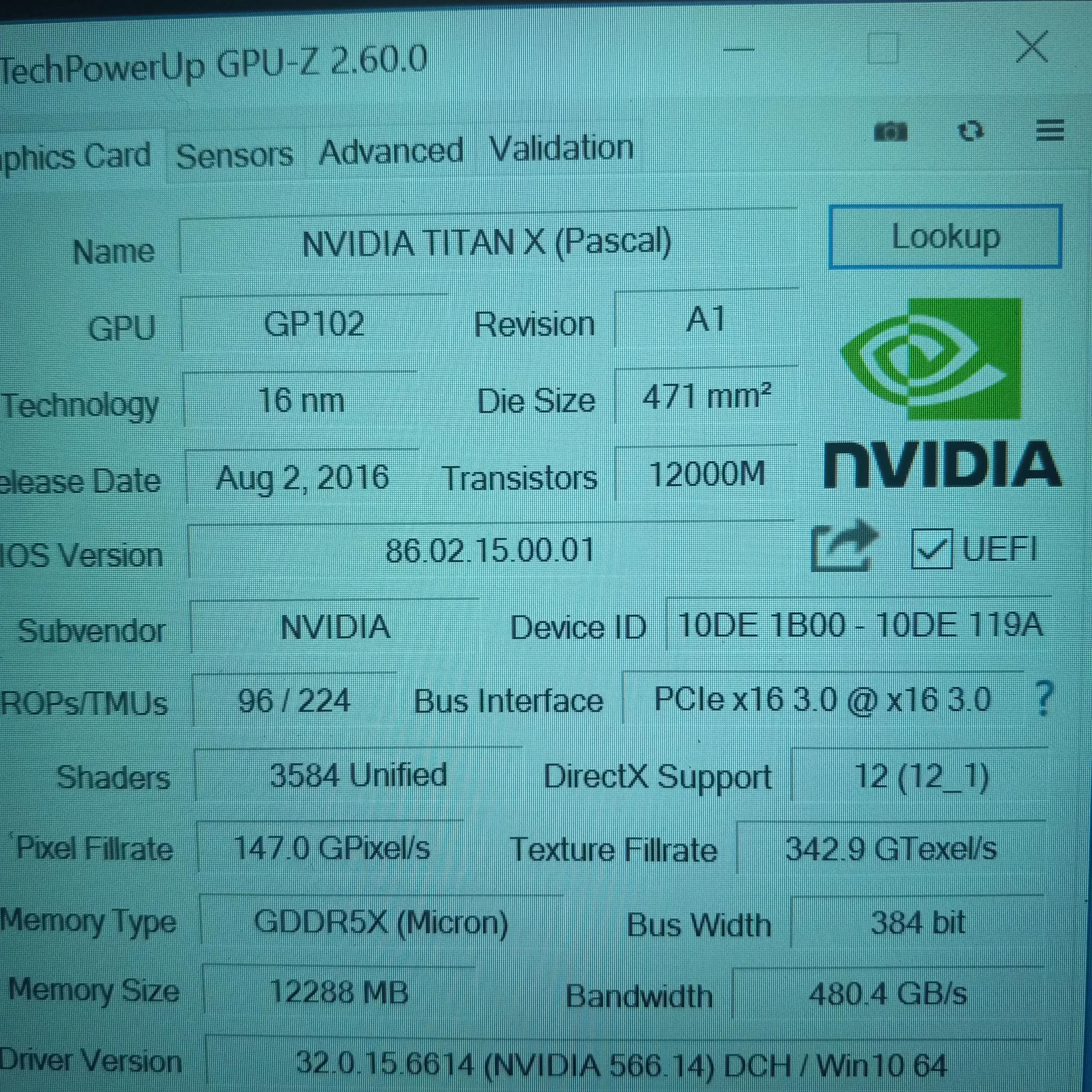 I5 9600kf + titan x pascal 12gb system - used