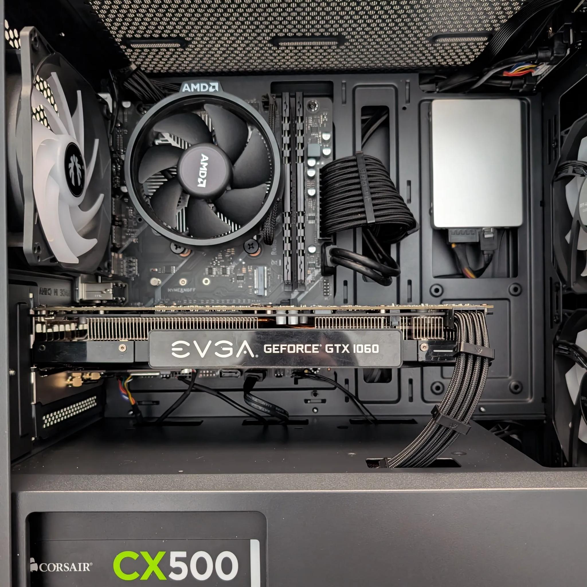 Ryzen Gaming PC: Ryzen 5 2600 | GTX 1060 6GB | 16 GB DDR4 | 1 TB SSD