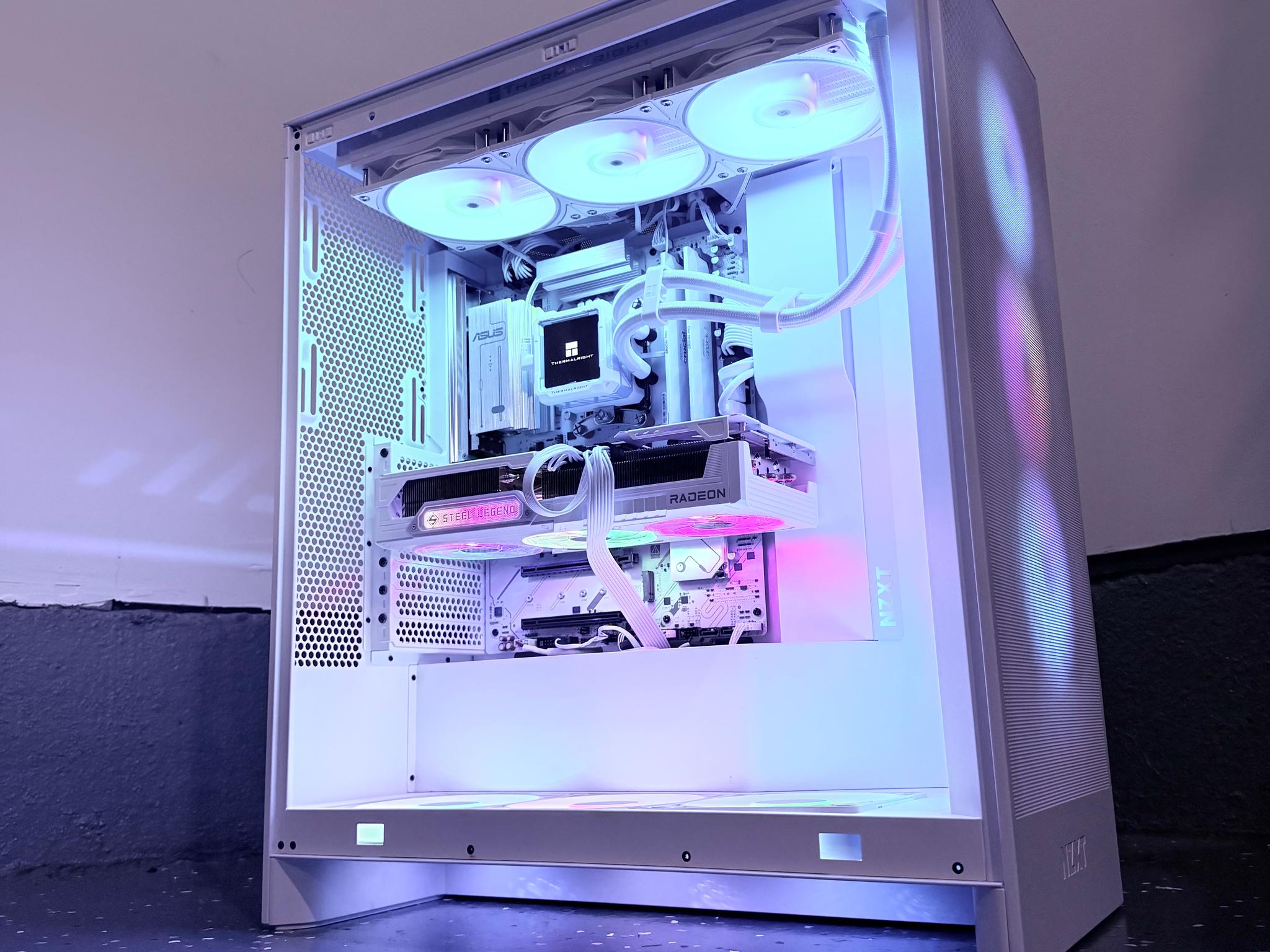 ⚪️"Polar Prism"❄️| 4K Gaming | Ryzen 7 9800X3D | RX 9070XT | 32GB 6400 mt/s DDR5 | 3TB Storage