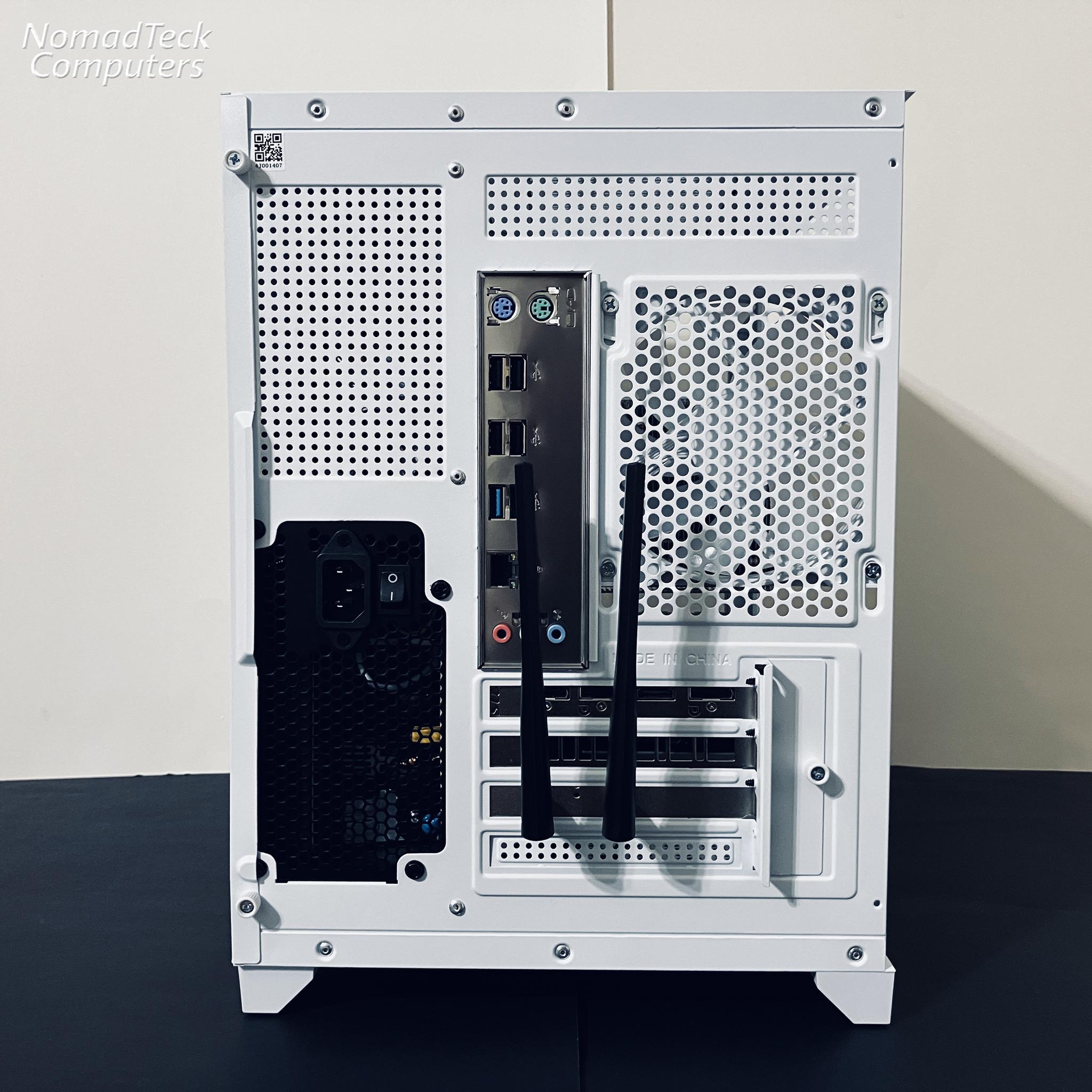 ❄️White Gaming PC wRGB - Intel Xeon 6-cores ● 16GB RAM ● 512GB SSD ● RTX 2060 ● Great Value 1080p