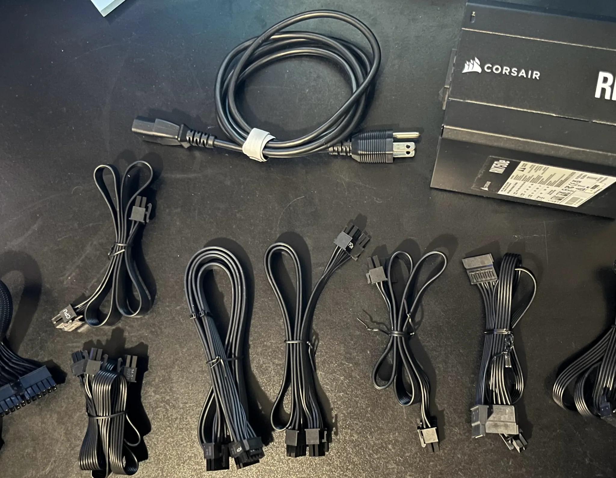 Copy of Corsair RM750e 750W Modular Power Supply | Box Included | All cables Included | Minimal U...