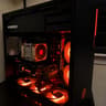 Black/Orange Gaming Pc