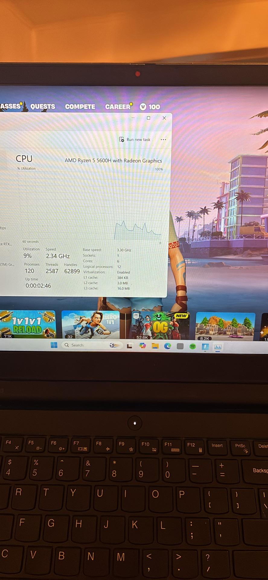 Gaming laptop