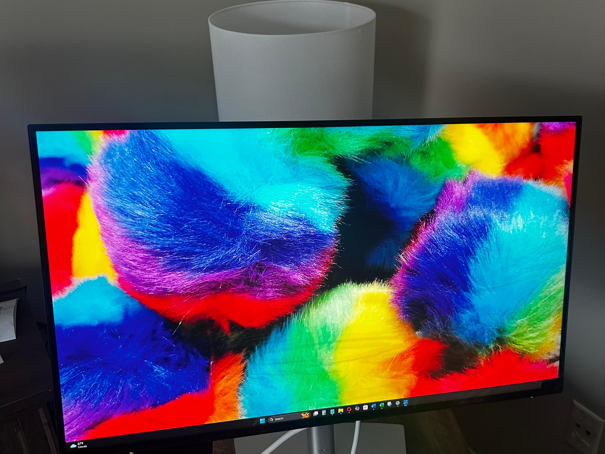 NEW Dell UltraSharp 27" 4K UHD (3840 x 2160) LED Monitor (U2723QE) - Screen Film Still Attached!