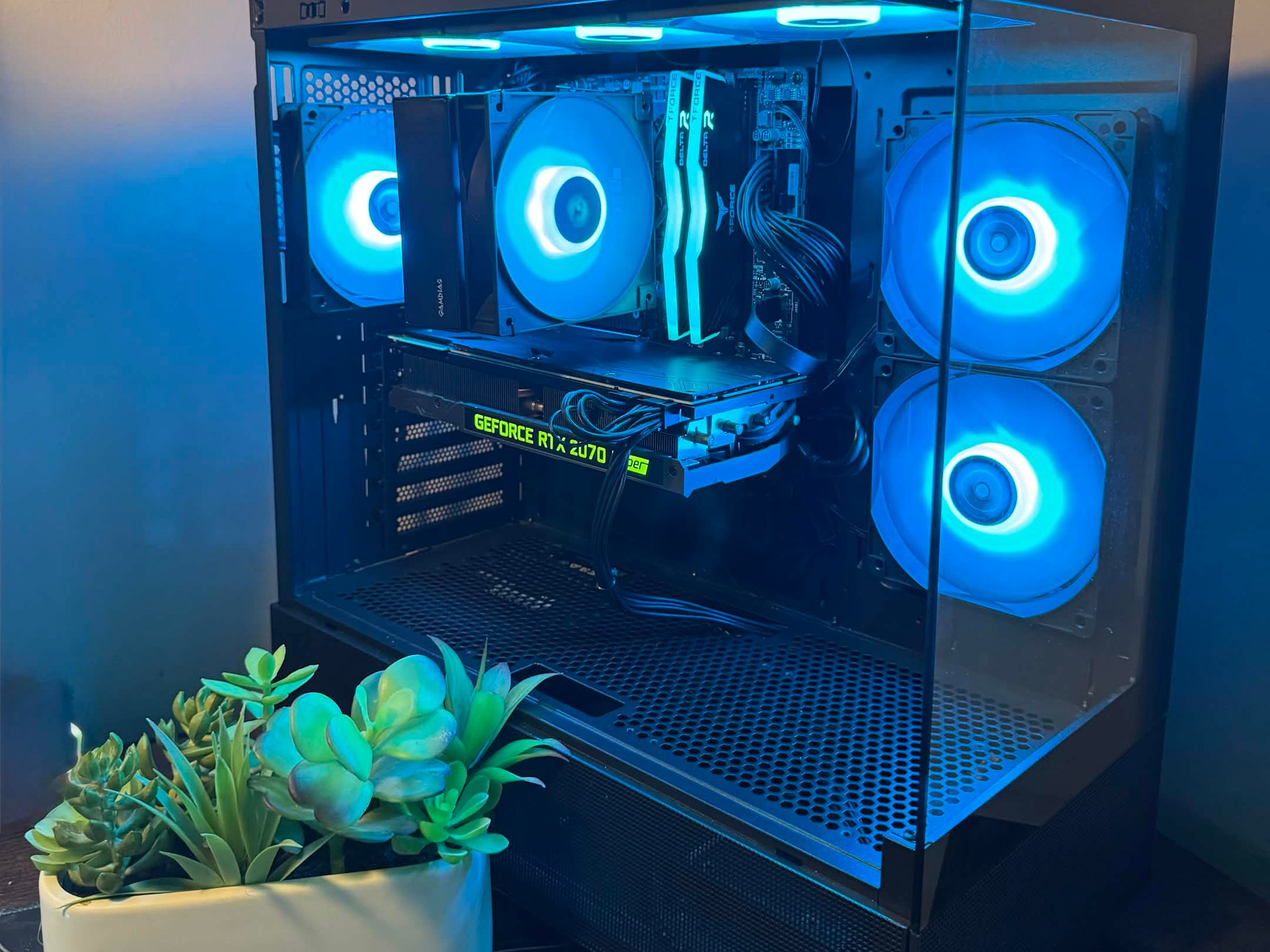 "Value King" Fishtank 1080p Gaming PC - Ryzen 5 5500 | RTX 2070 Super | 16GB DDR4 3200 | WiFi & BT