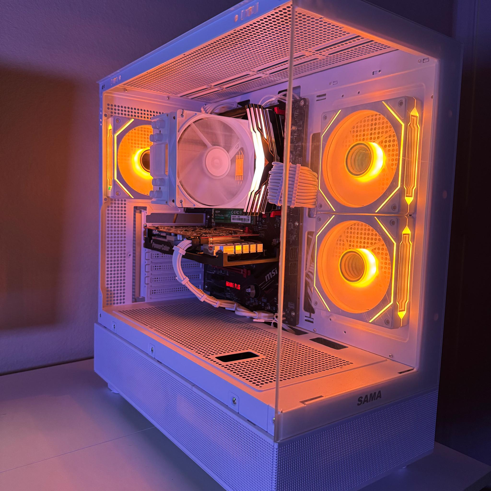 Custom Build Gaming PC. AMD Ryzen 7 3700x. 5500XT 8gb Graphics Card. 16 gb Ram.