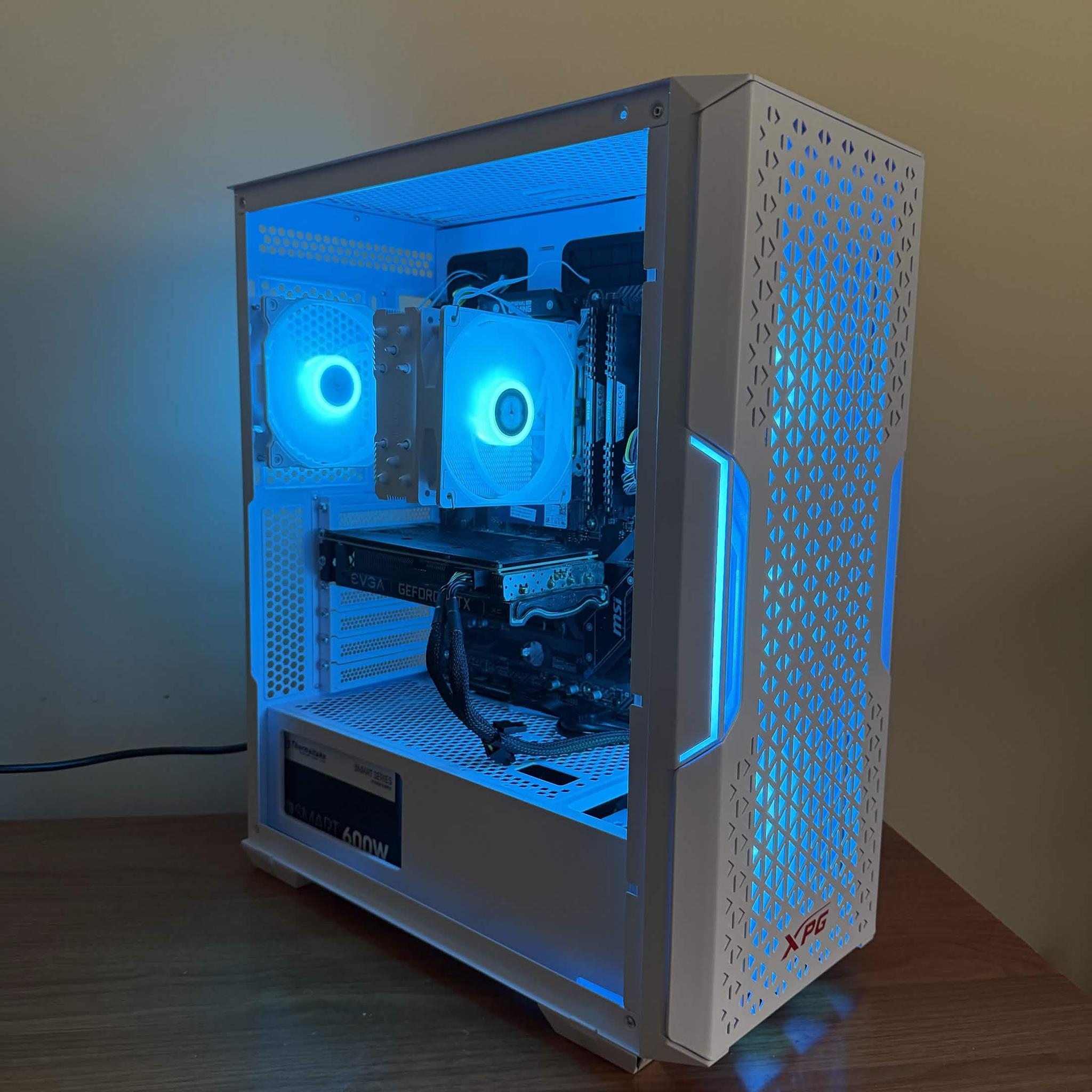 White Gaming PC RTX 3060ti | Ryzen 5 | RGB | Ready to Play