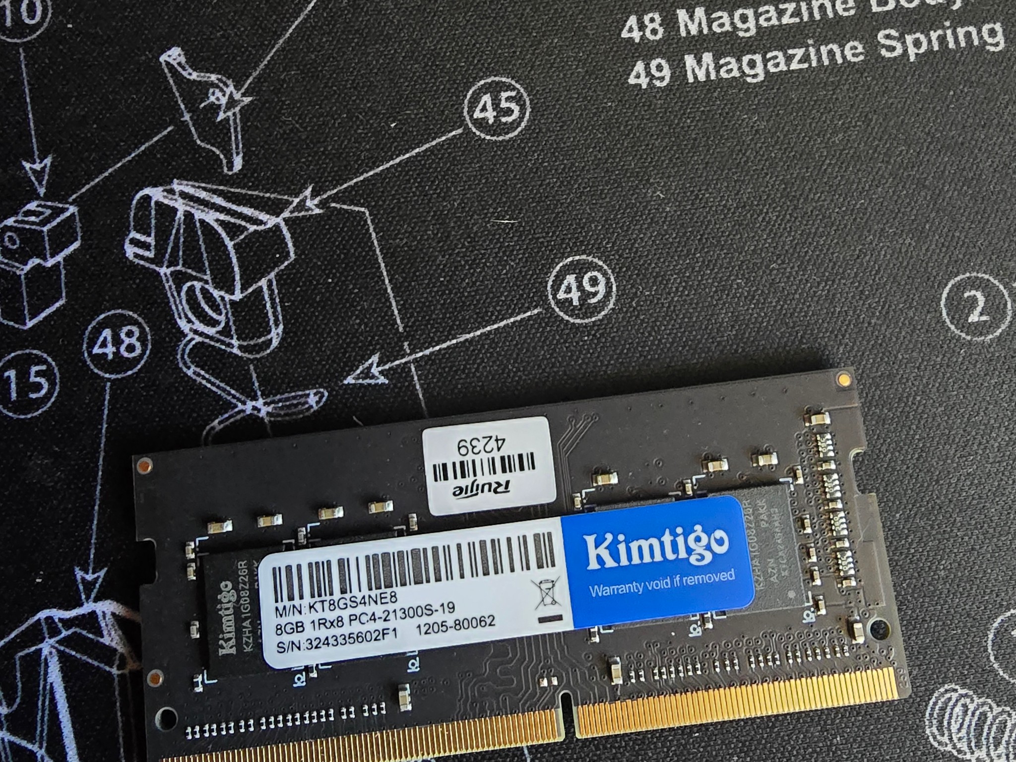 Kimtigo KT8GS4NE8 8GB DDR4 SO-DIMM RAM module 2666 MHz PC4-21300 PC4-21300S-19 Mini PC Beelink NAS