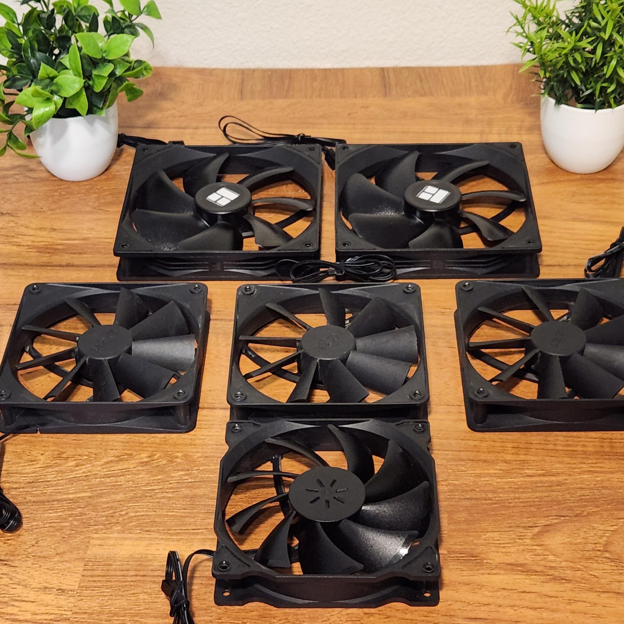 Lot of 30x Fans! | 120mm + 140mm | Fan Hub | Multi-Branded | Negotiable