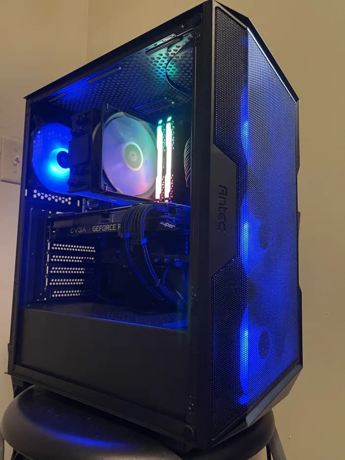 Nvidia RTX 2070 Super | RYZEN 7 3700X | 16GB RAM | 1TB M.2 NVMe SSD | Black Gaming PC