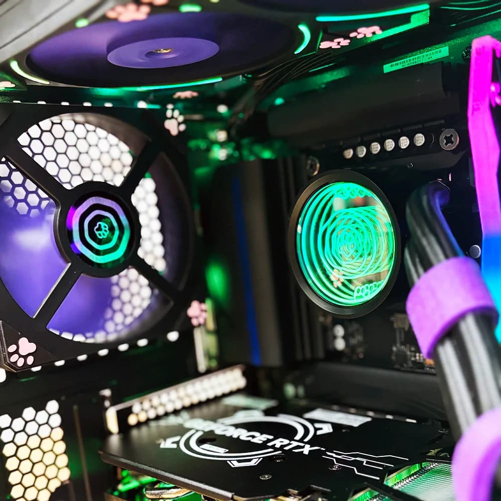 🥷🏾Nyan-Ja🥷🏾Gaming PC ⚔ RTX 5060 12GB 💜 i5-13400F ⚔ 32GB DDR5 💜 1T M.2 ⚔ Windows 11 ...