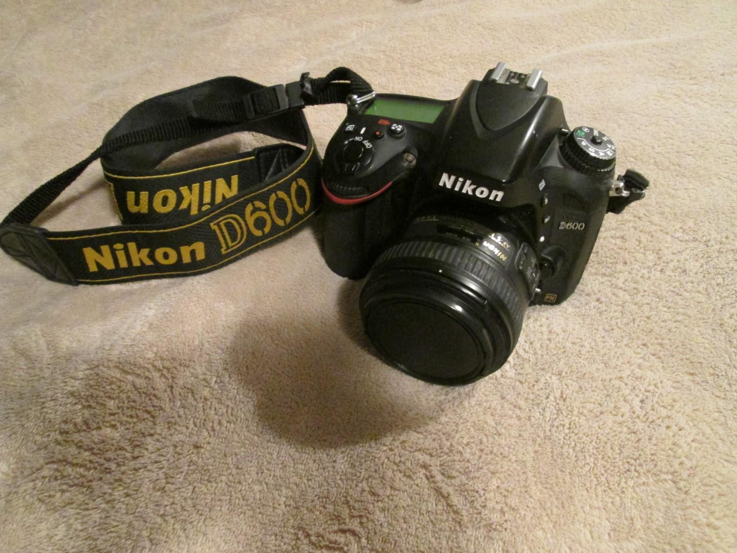 Nikon D600 With 50mm Lens