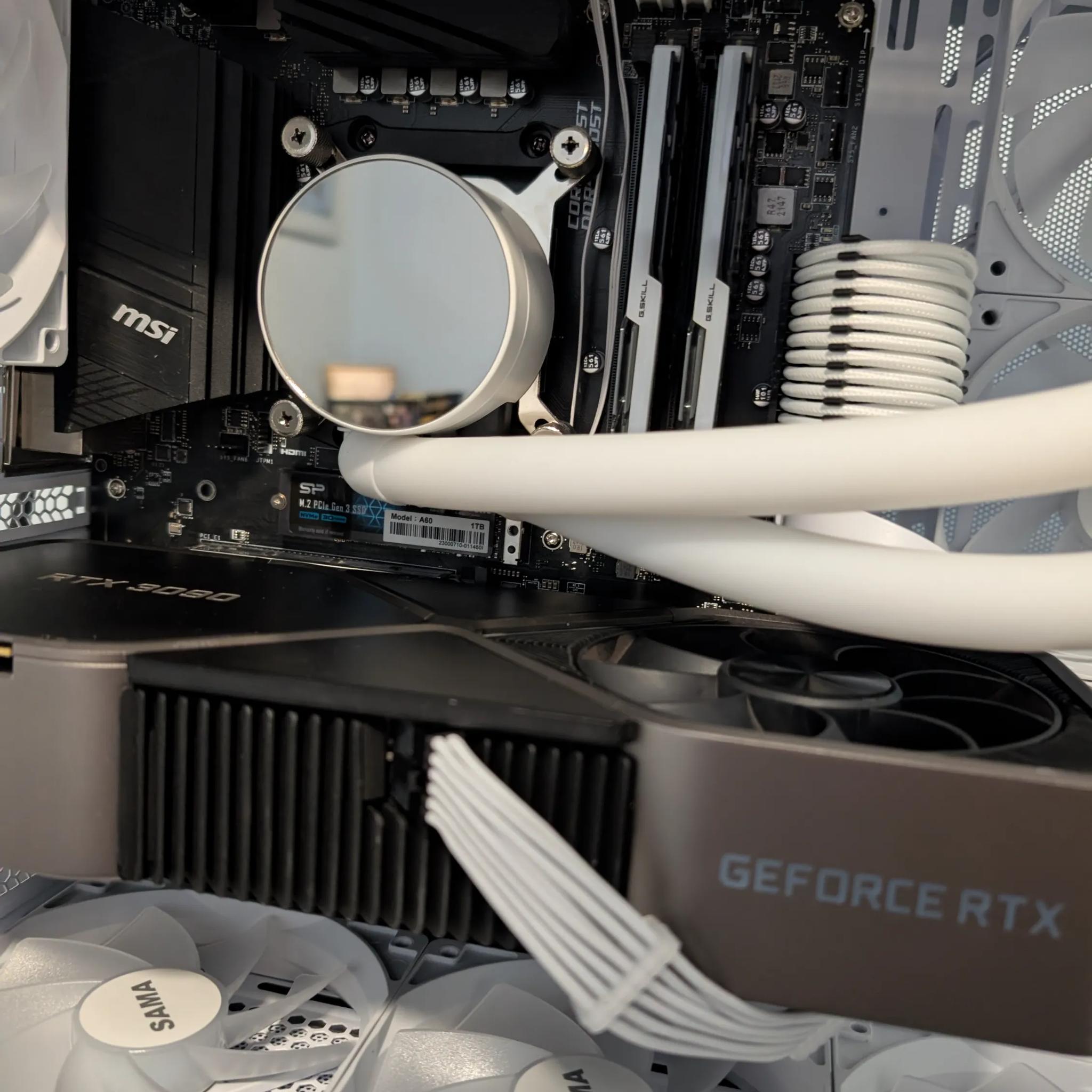 Top Tier RTX 4k Gaming PC - Ryzen 7 5800x3d | RTX 3090 | DDR4 32 GB 3600 | 1 TB NVME Liquid Cooled