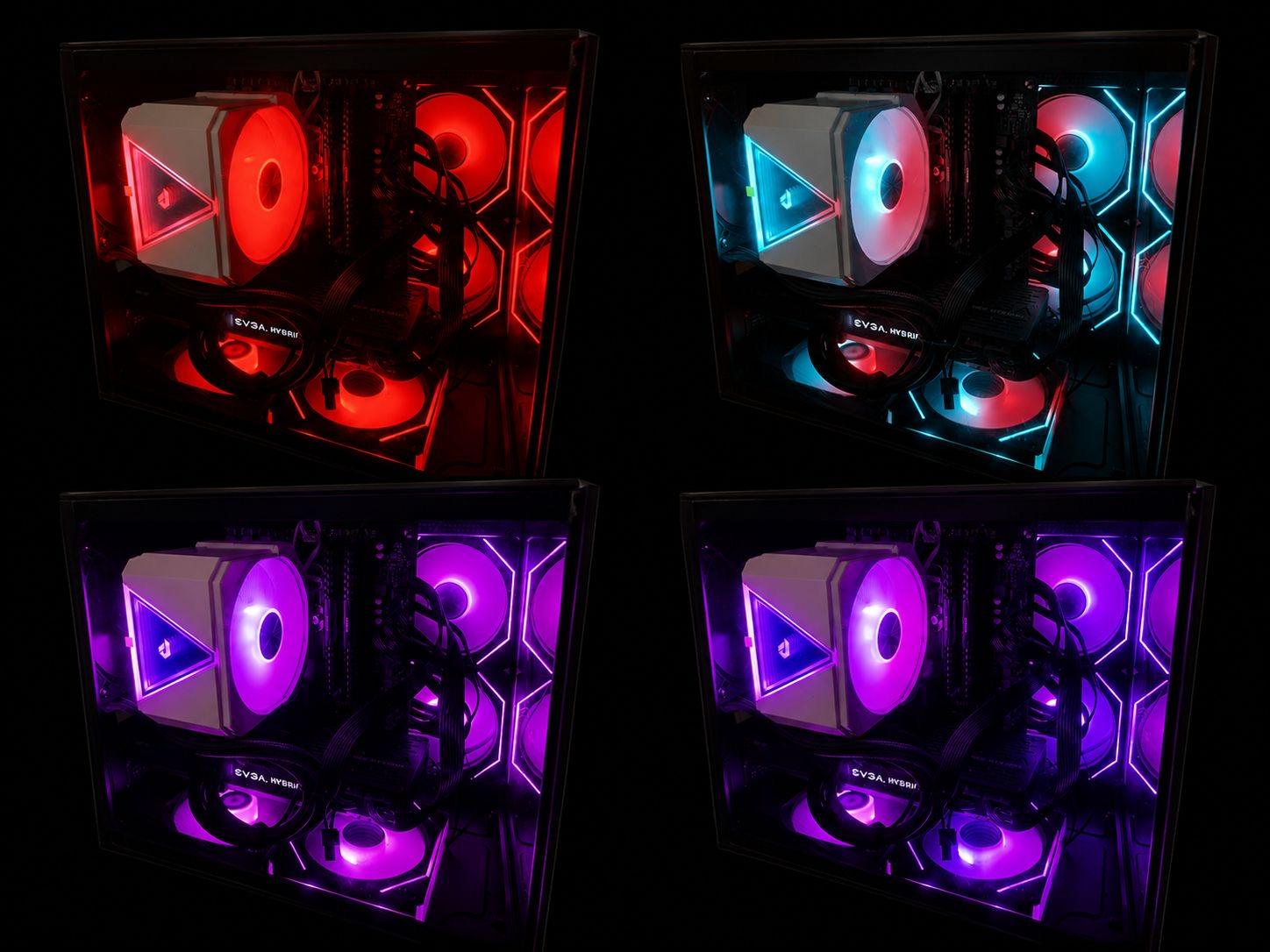 4K Gaming PC Ryzen 5 3600 GTX 1080 Ti Hybrid 11GB 16GB RAM 1TB NVMe RGB Win11