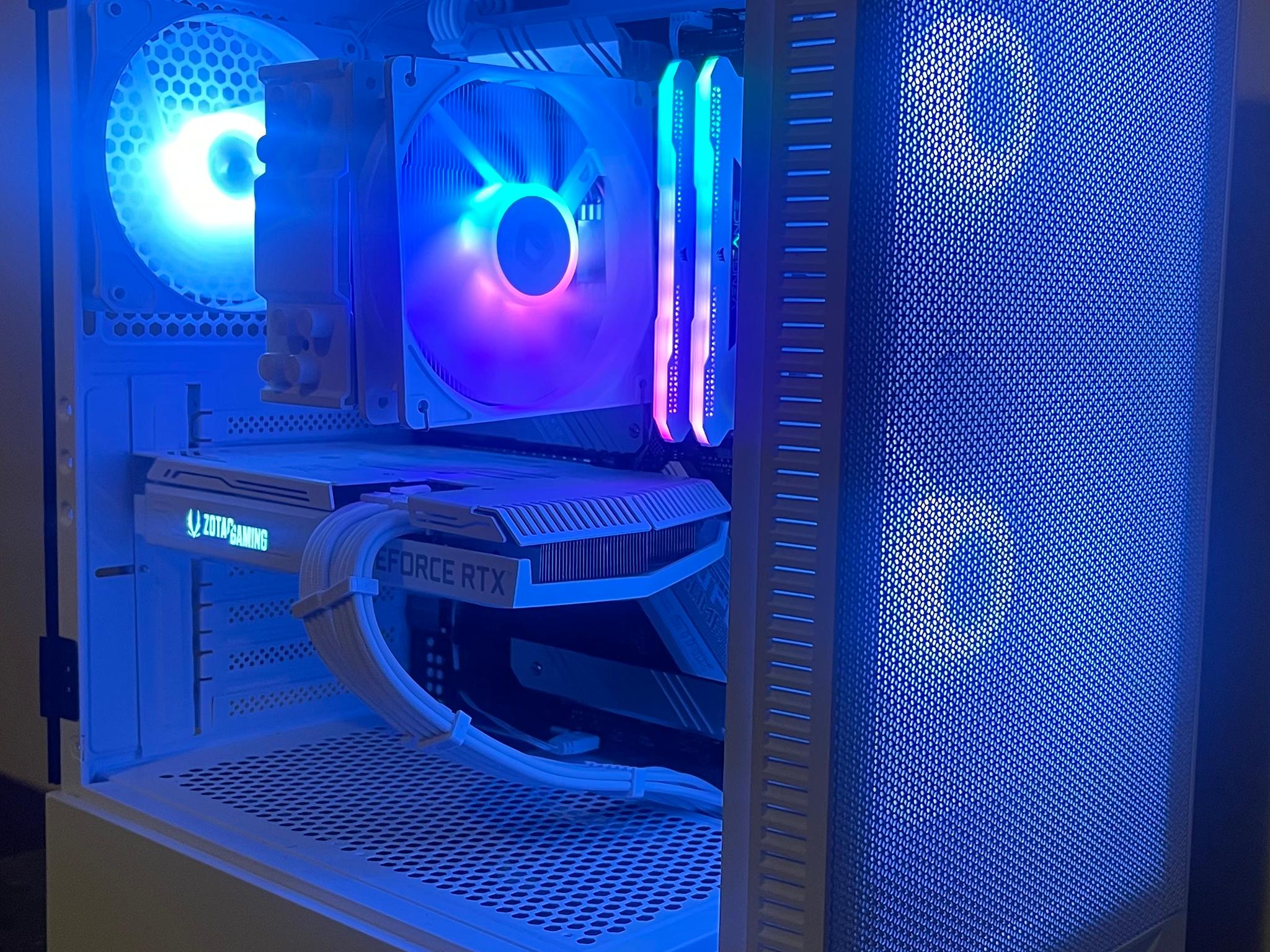 Nvidia RTX 3070 | RYZEN 5 5600X | 16GB RAM | 1TB M.2 NVMe SSD | White Gaming PC