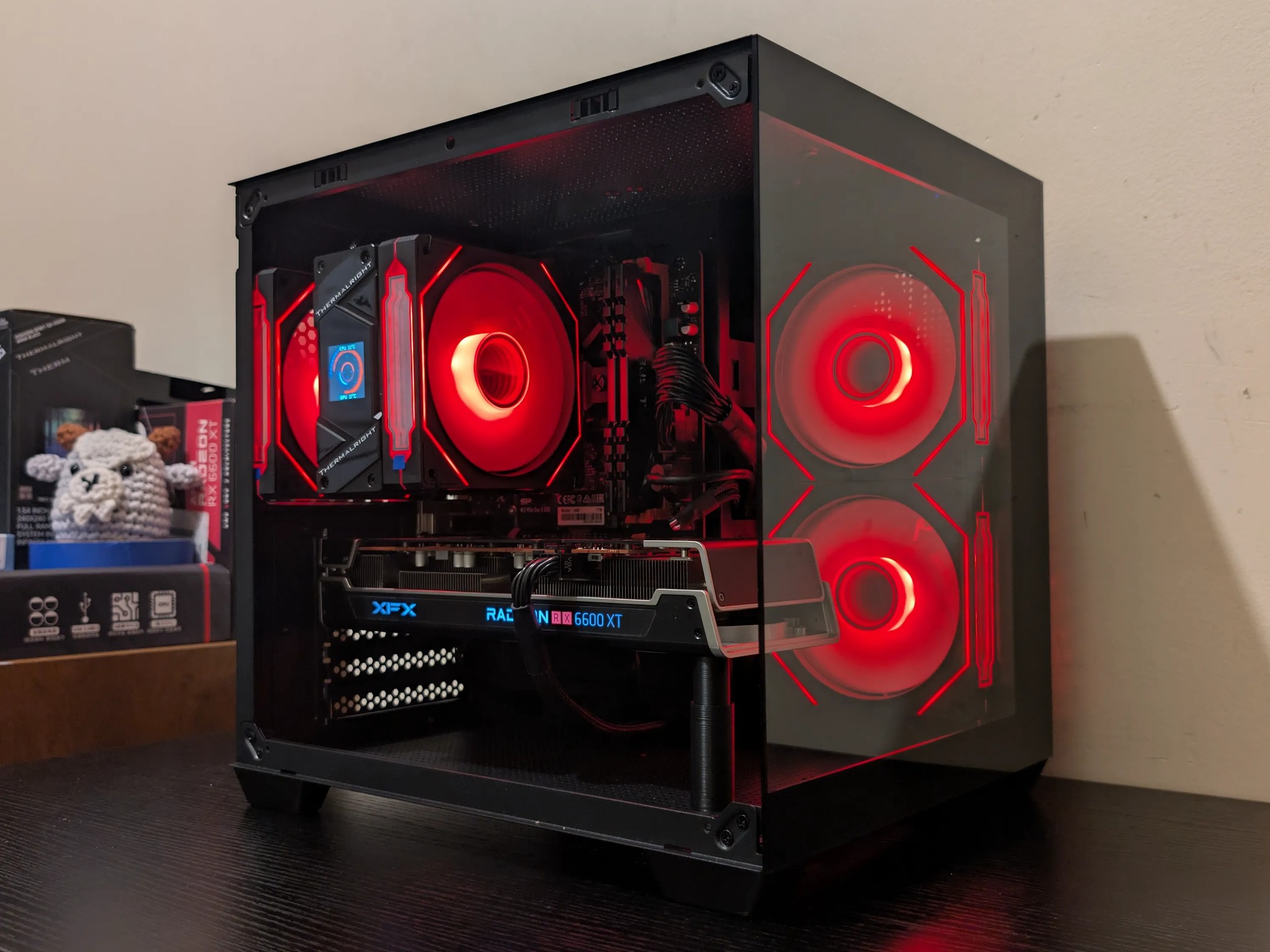 🐦‍⬛ Black RGB Gaming PC | RX 6600XT | Ryzen 5 3600 | 1TB SSD | 16GB RAM | WiFi & Bluetooth 🐦‍⬛
