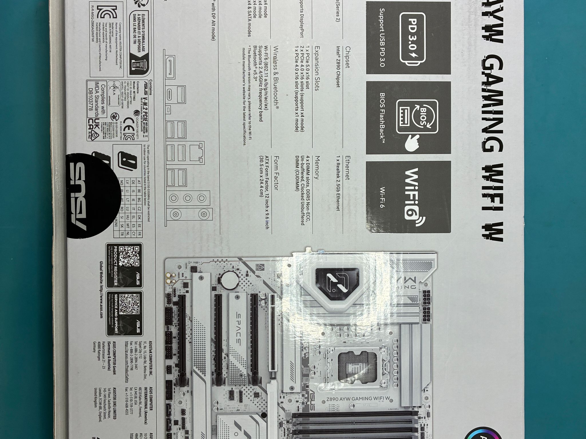 Asus Z890 AYW GAMING WIFI W (Motherboard)