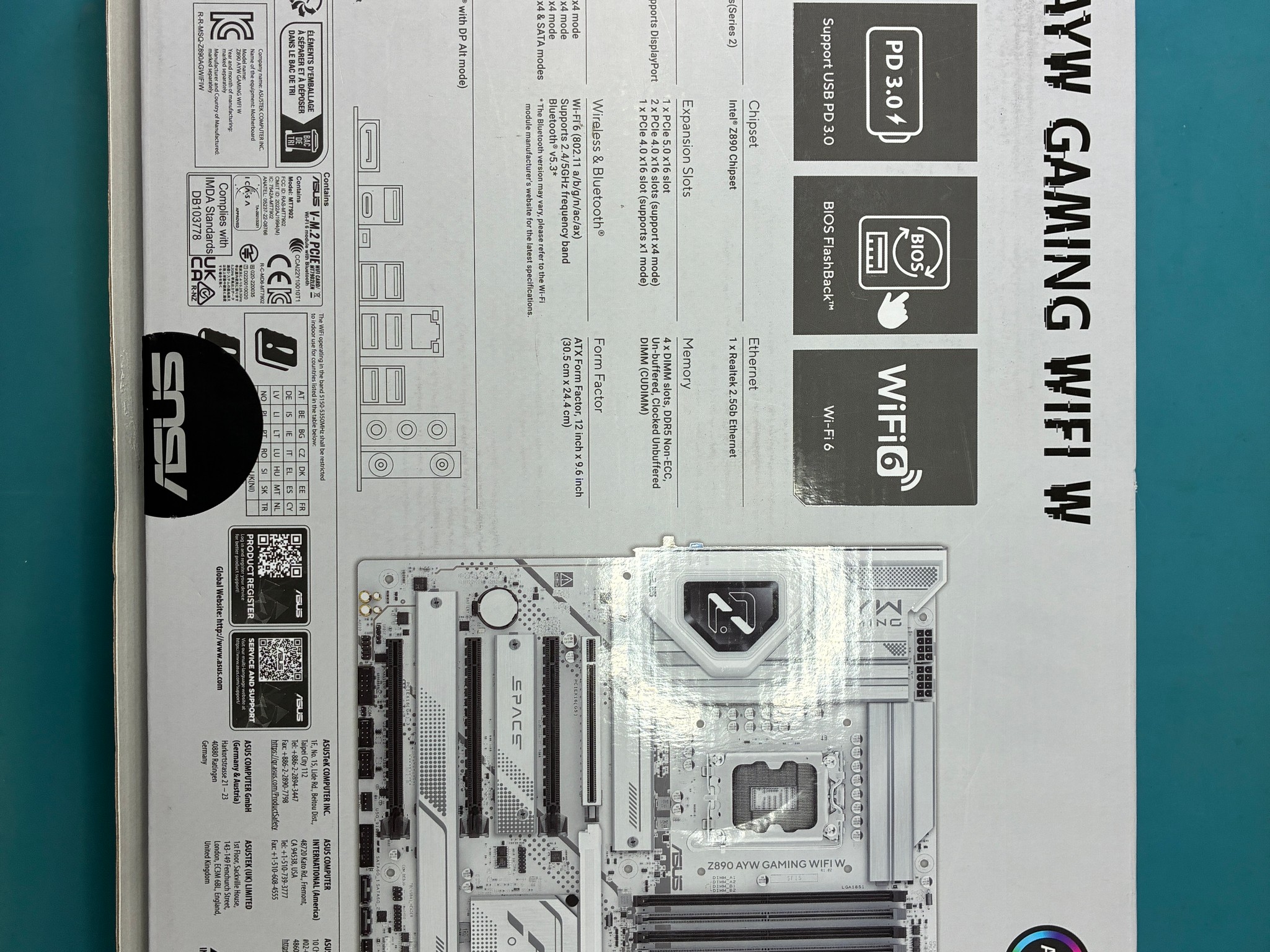 Asus Z890 AYW GAMING WIFI W (Motherboard)