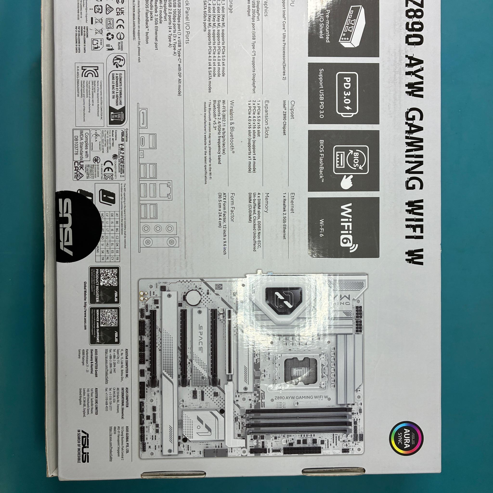 Asus Z890 AYW GAMING WIFI W (Motherboard)