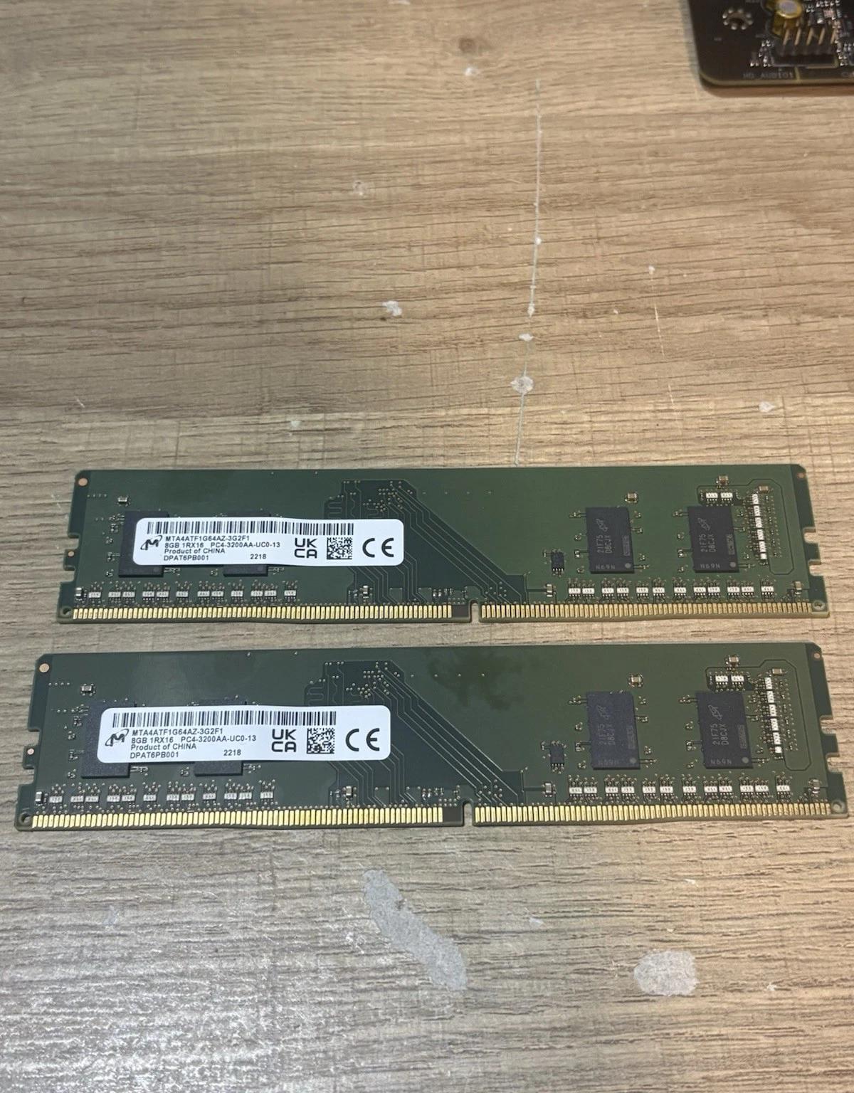 Ryzen 5 1600, AsRock A-520M, 2x8GB