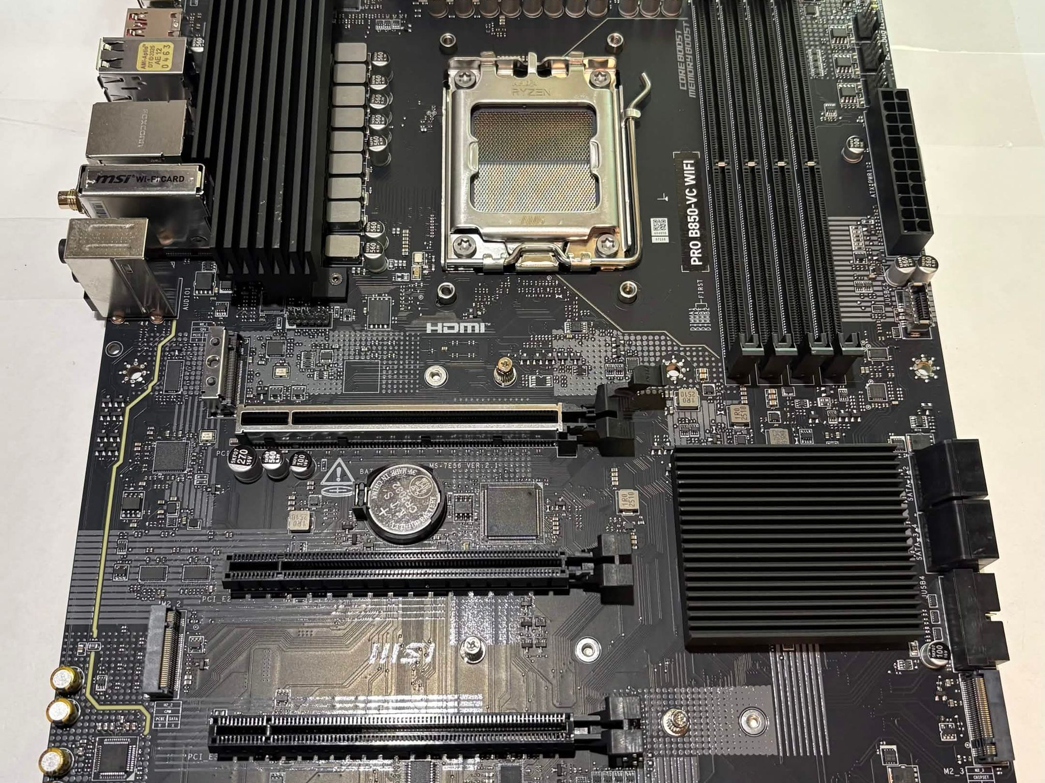 MSI PRO B850-VC WiFi AM5 ATX Motherboard | DDR5 | WiFi 7 | PCIe 5.0 | Ryzen 7000/8000/9000