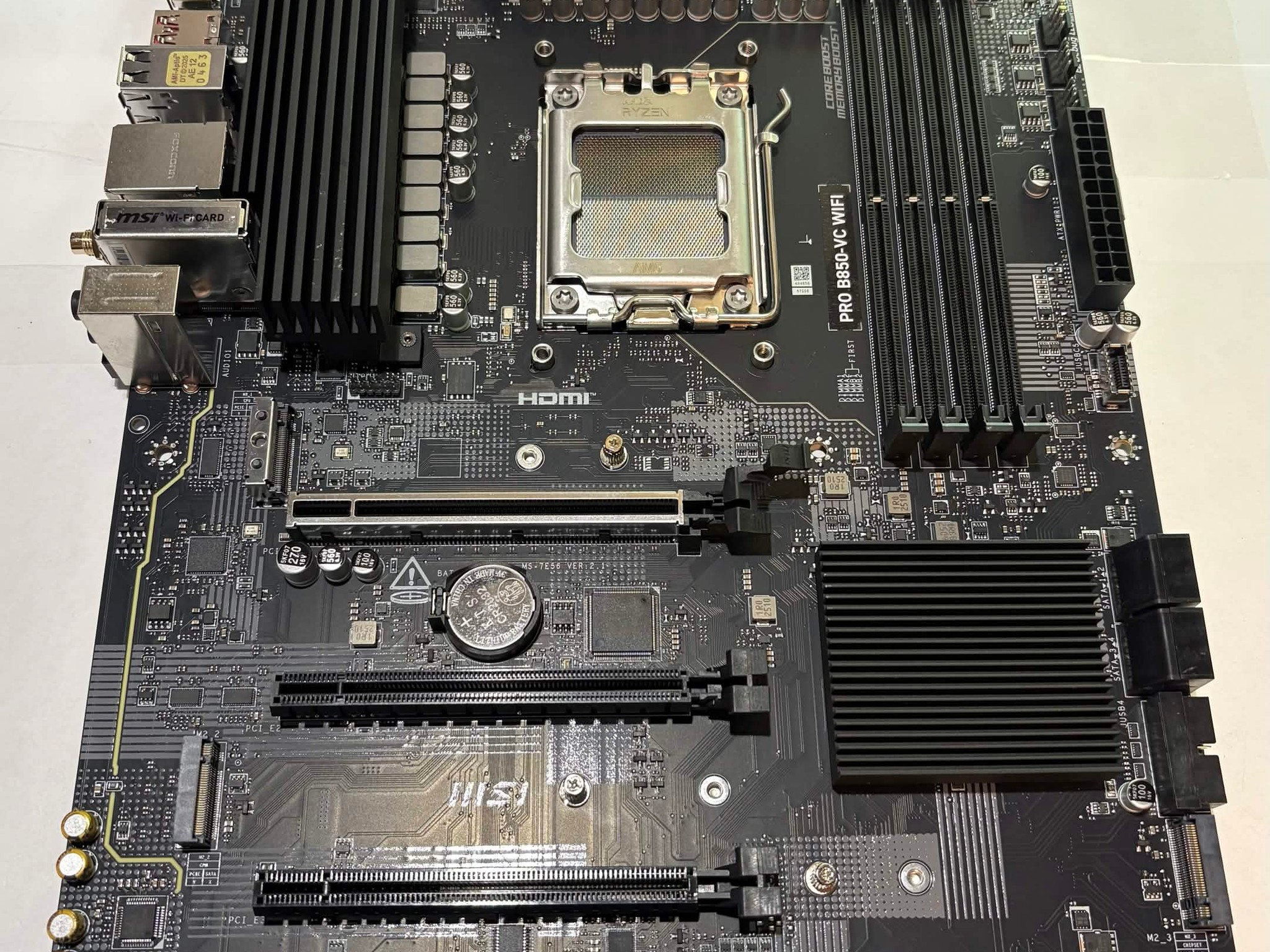 MSI PRO B850-VC WiFi AM5 ATX Motherboard | DDR5 | WiFi 7 | PCIe 5.0 | Ryzen 7000/8000/9000