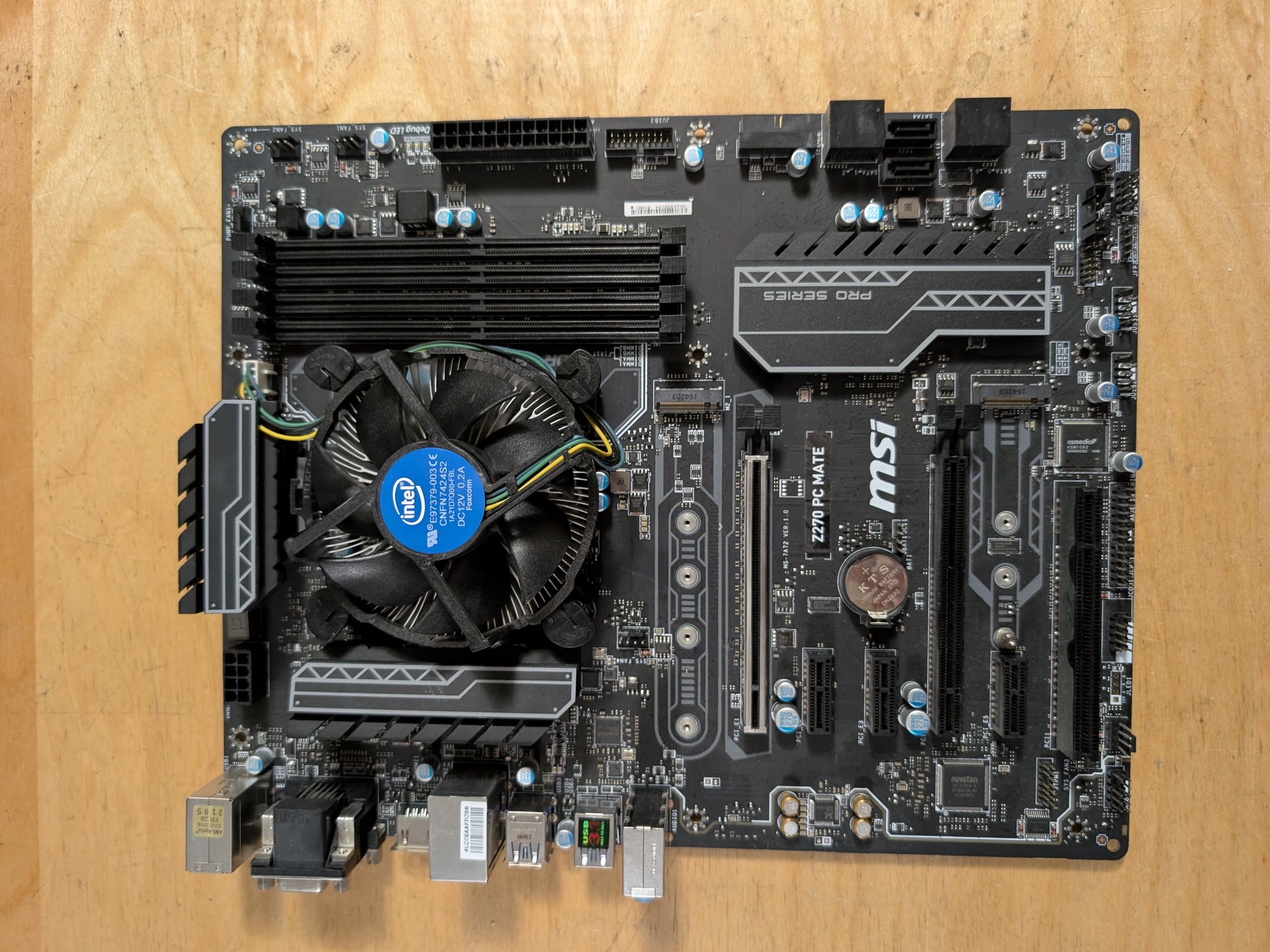 MSI Z270 PC Mate + core i5 7500