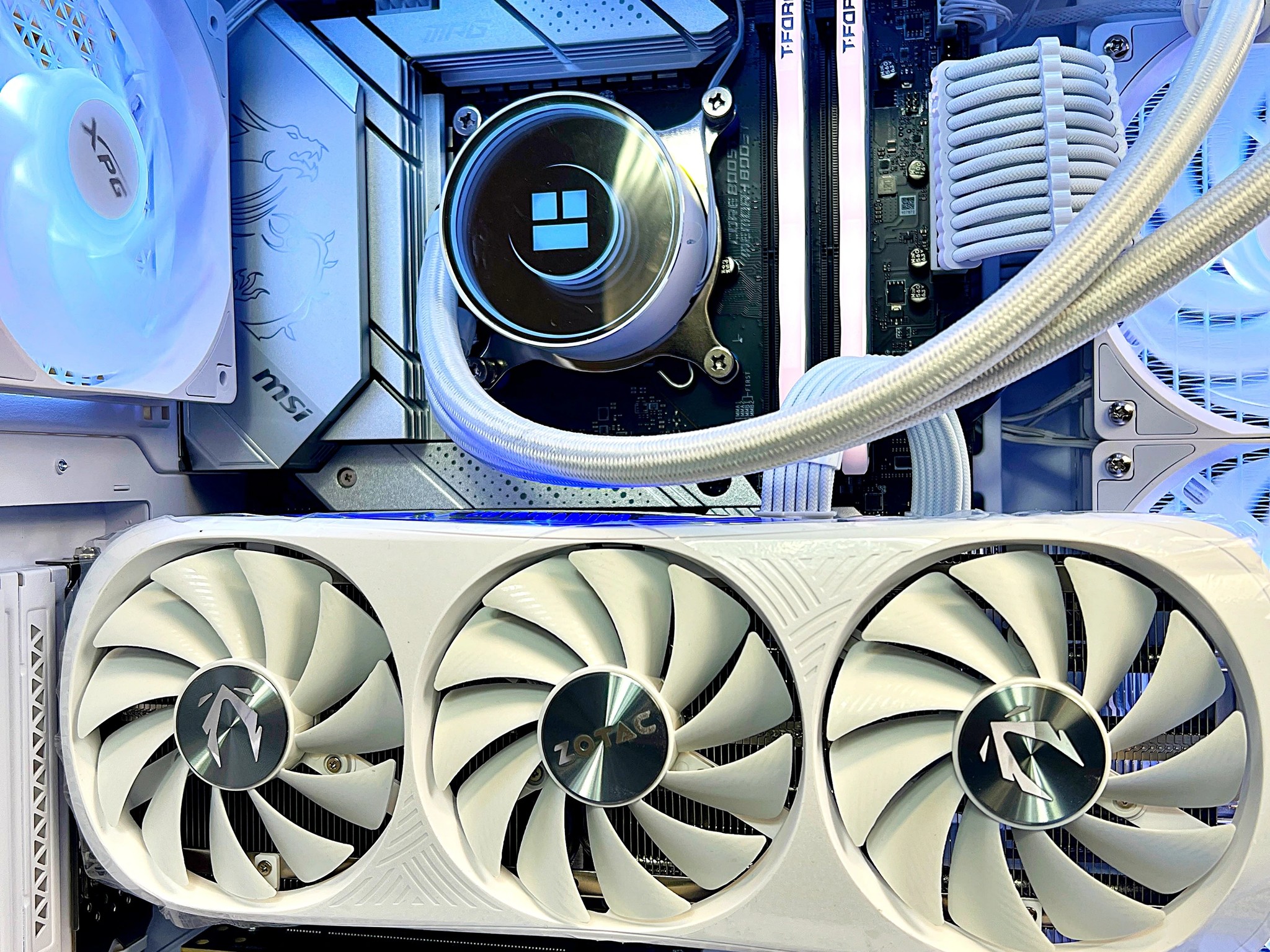 Intel 13600K RTX 4070 TI Super 32GB DDR5 2TB M.2 SSD Wifi 6E Bluetooth Win 11 Pro Gaming PC