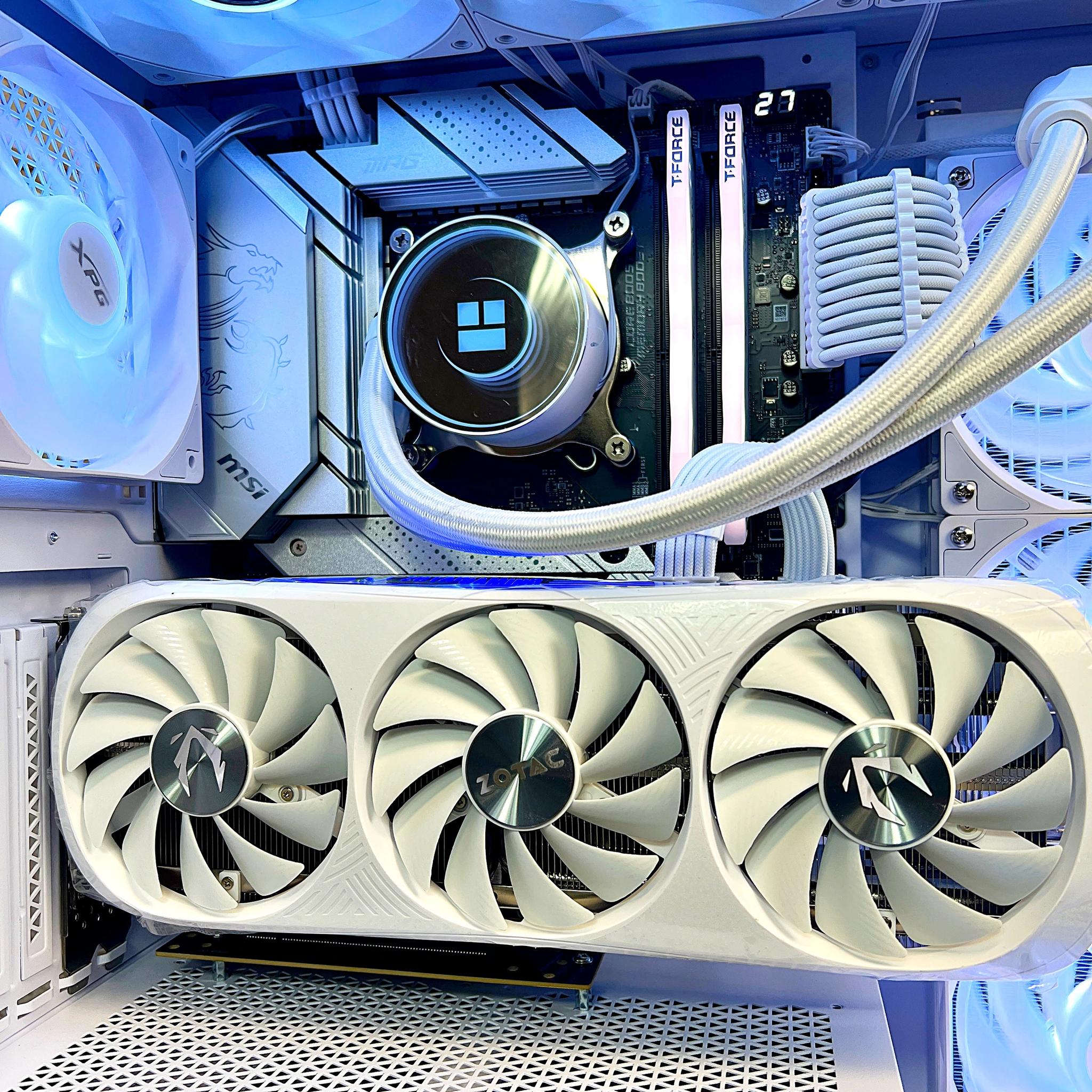 Intel 13600K RTX 4070 TI Super 32GB DDR5 2TB M.2 SSD Wifi 6E Bluetooth Win 11 Pro Gaming PC