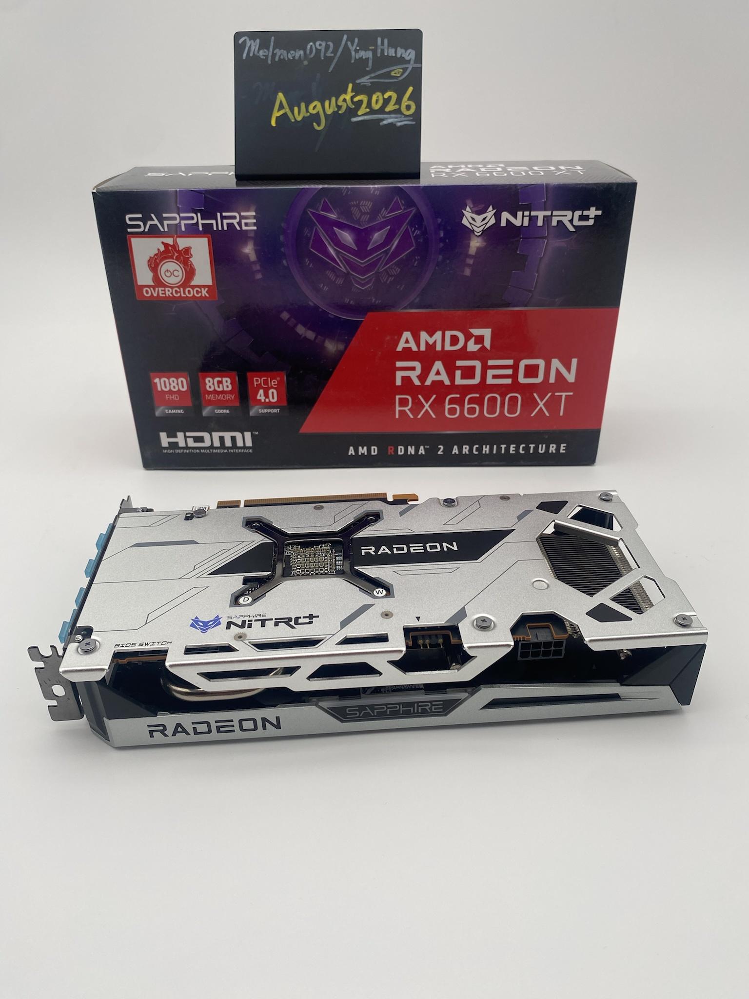 Sapphire AMD Radeon RX 6600XT 8GB Vram