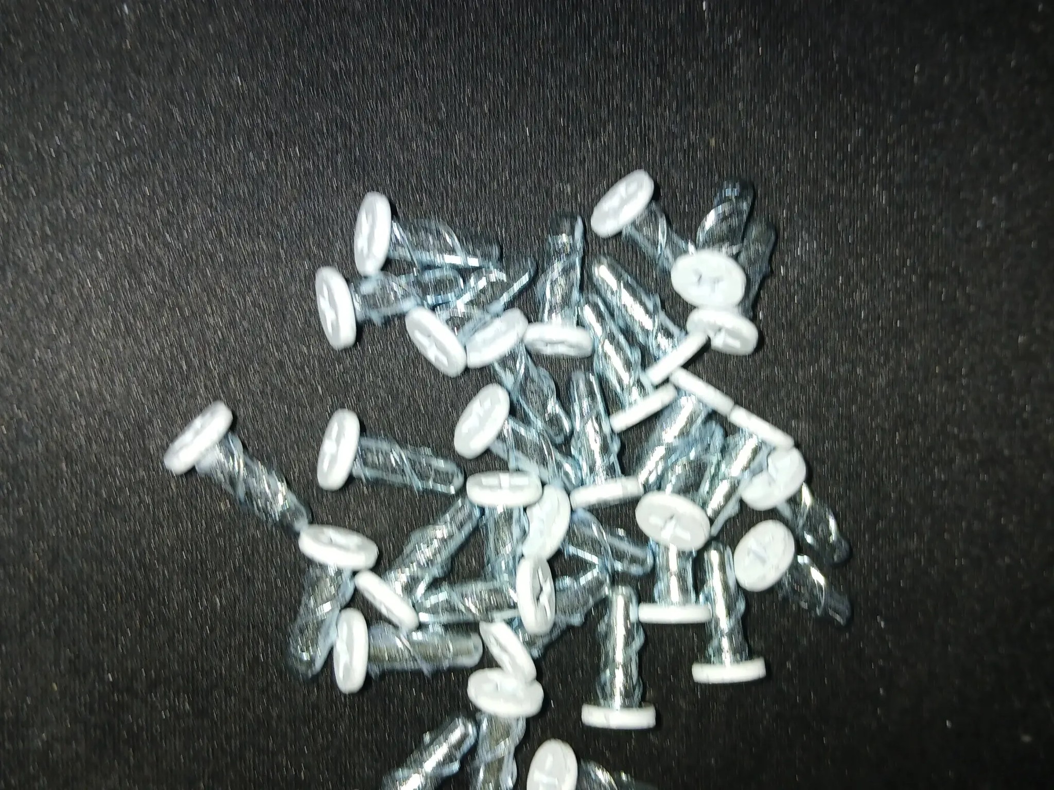 32 White Corsair Quick Turn Fan Screws