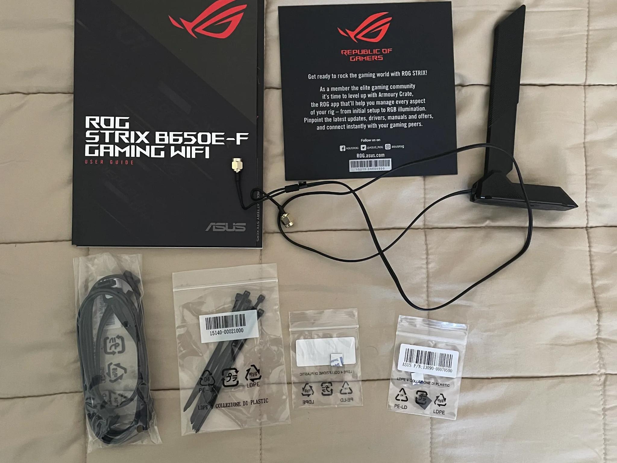 ASUS ROG STRIX B650E-F GAMING WIFI AM5 ATX Motherboard