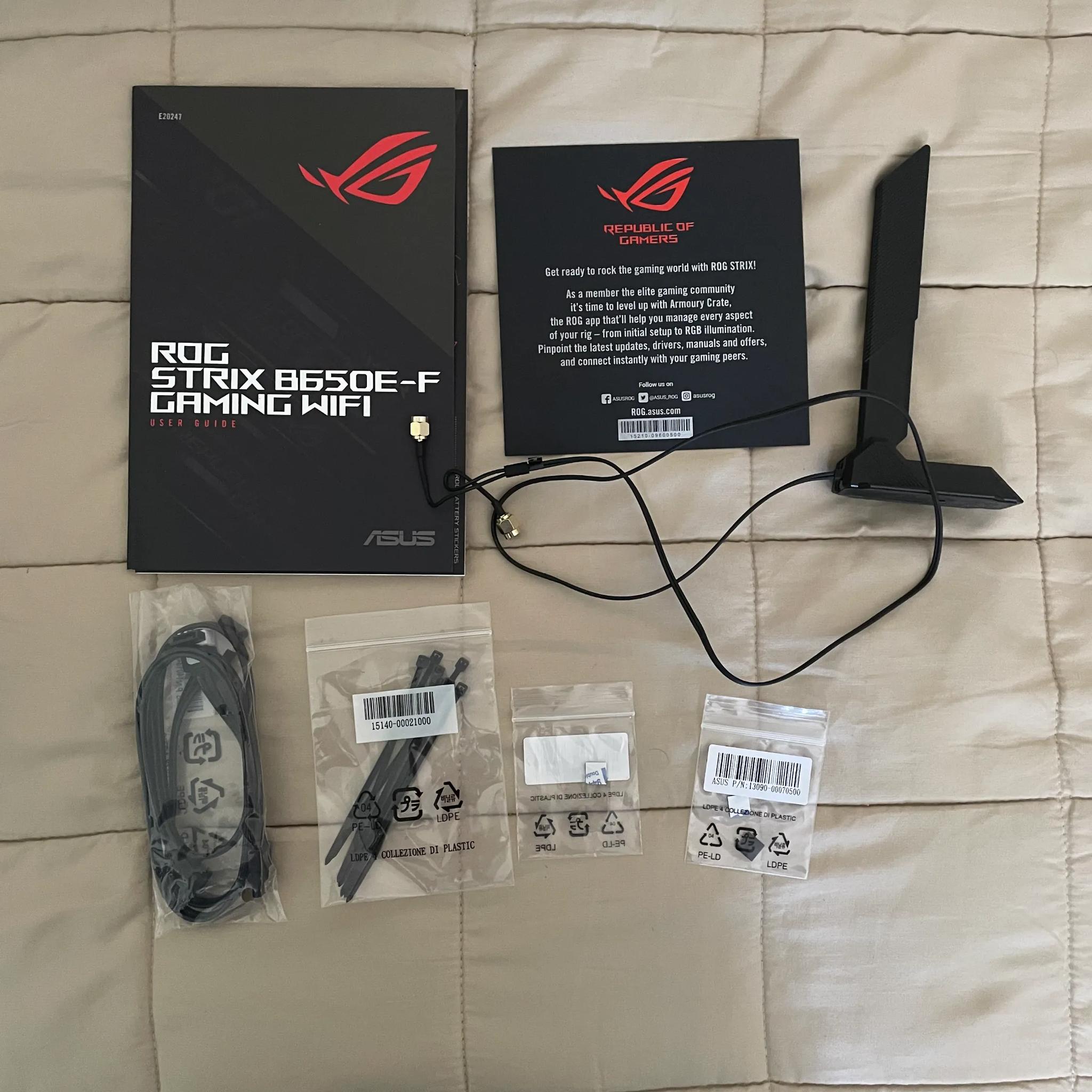 ASUS ROG STRIX B650E-F GAMING WIFI AM5 ATX Motherboard
