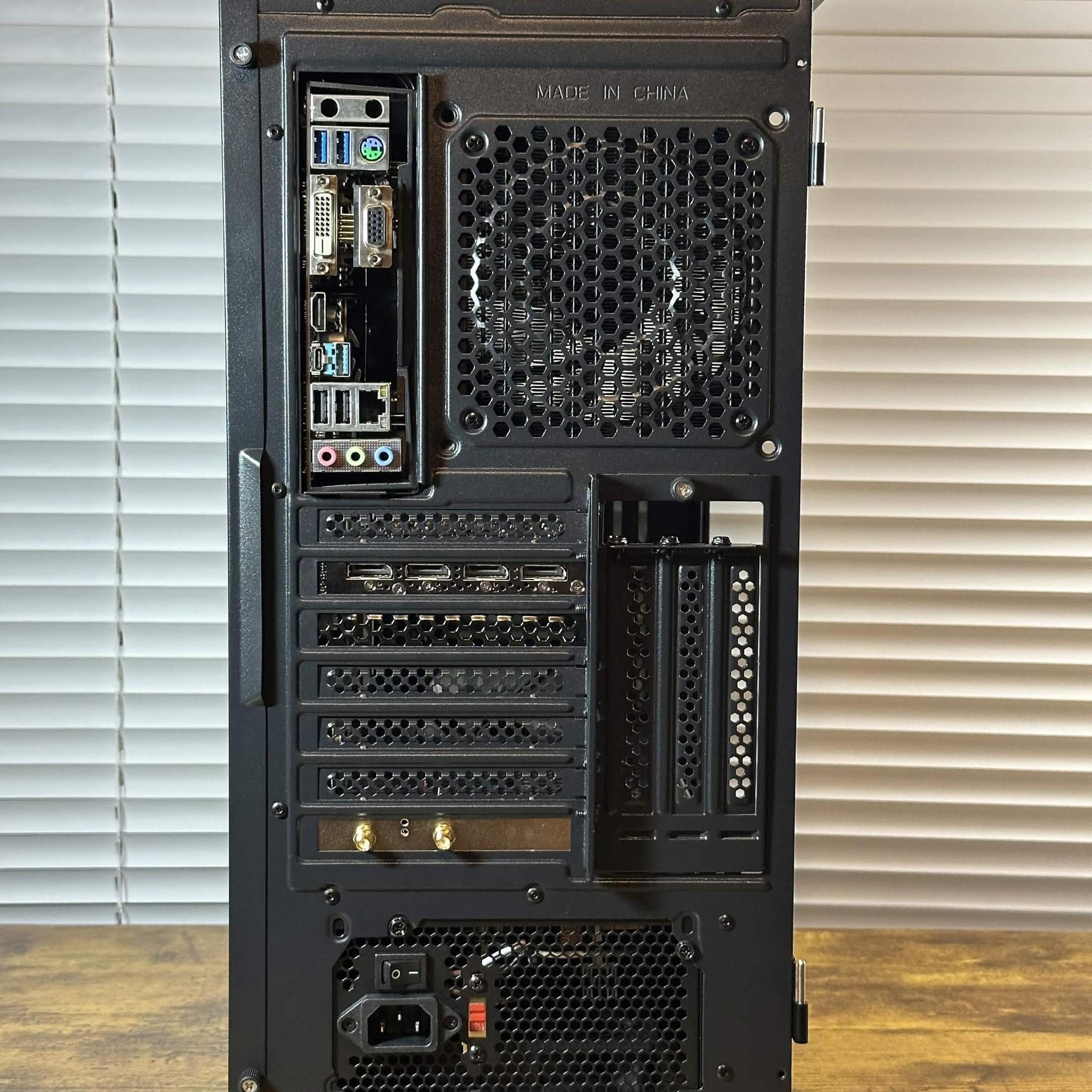 Nvidia P4000 8GB | Intel i5 8500 | 16GB DDR4 | 500GB SSD | Win11 | WIFI | 1080P Budget Gaming PC