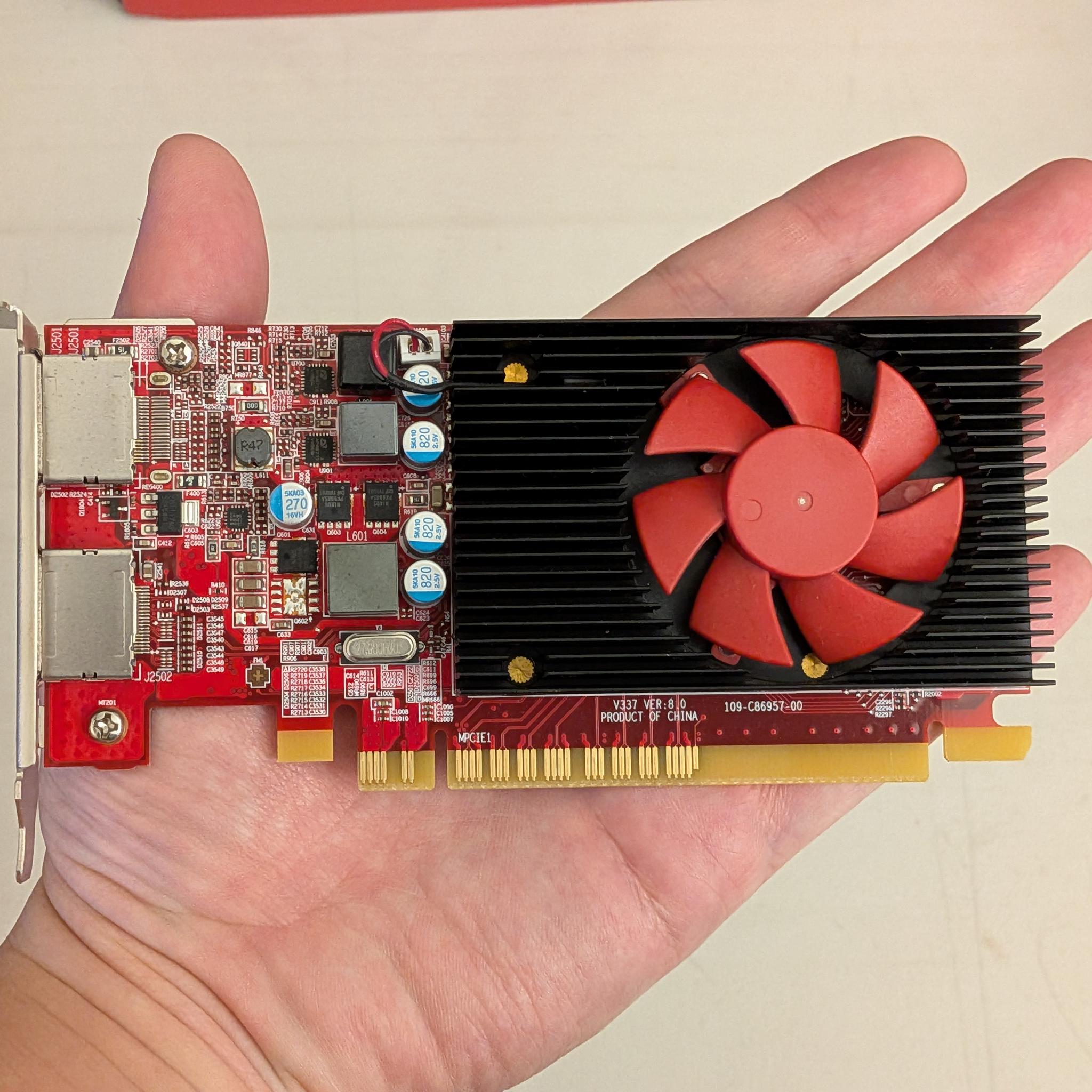 AMD Radeon R7 430 2GB GDDR5 Low Profile Graphics Card | Dual DisplayPort | PCIe x16