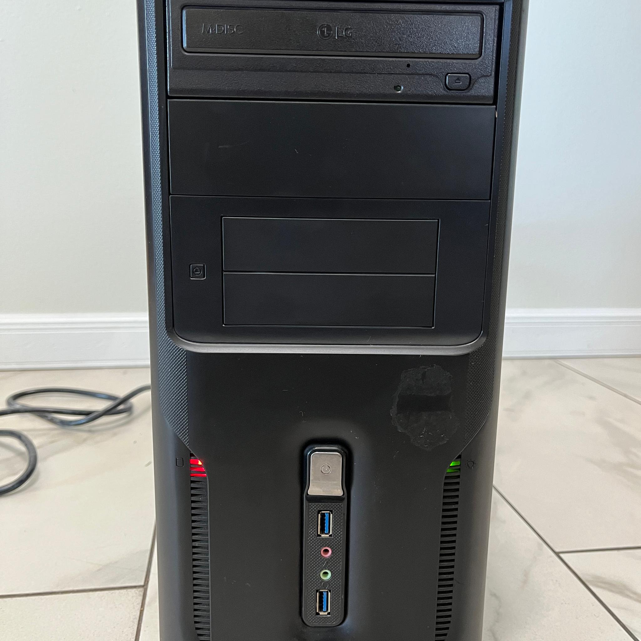 NVIDIA RTX 2060, Intel Core i5-7500, 16GB RAM, 480 GB SSD - Sleeper Office Gaming PC w/ Wi-Fi & BT