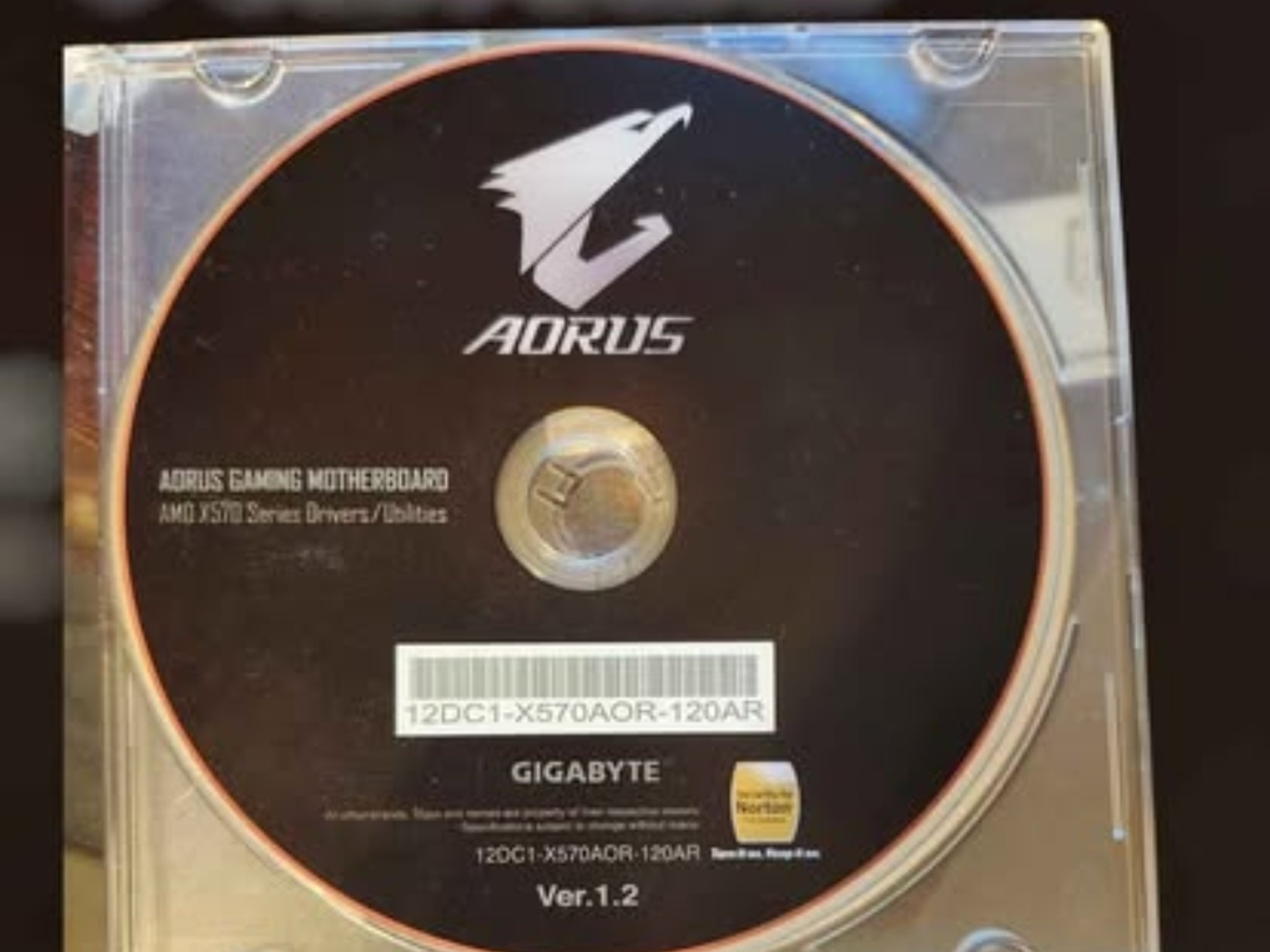 Aorus gaming motherboard AMD X570 series Drivers/utilities install CD