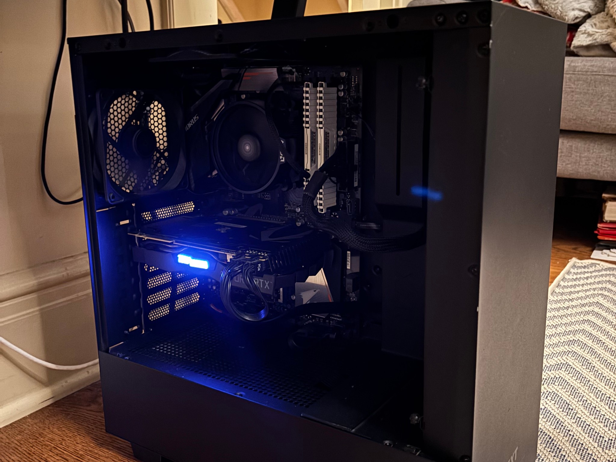 Ryzen 5 3500 | Nvidia RTX 2070 Super | Black NZXT Case | Over 1TB SSD Storage