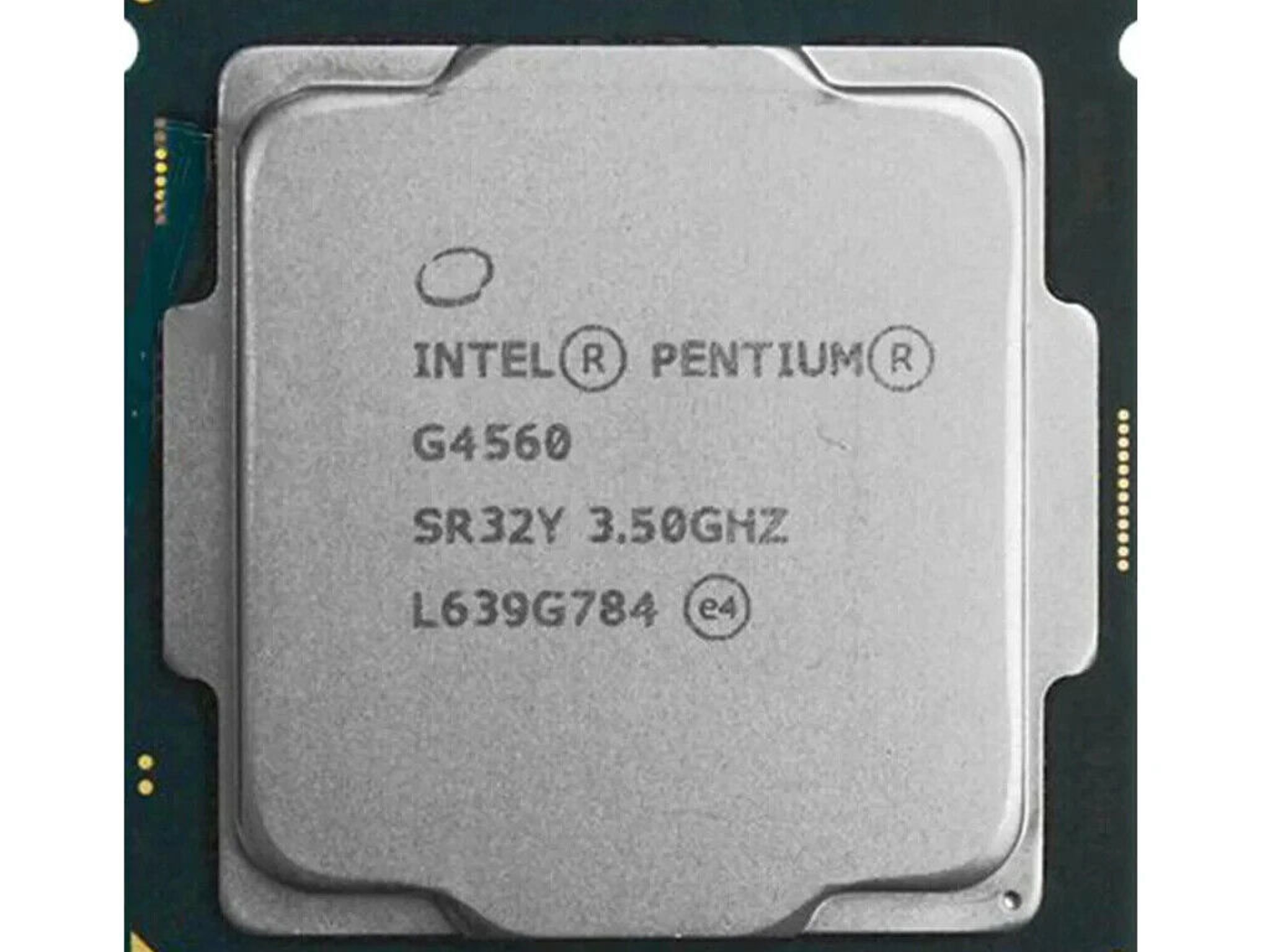 Intel Pentium G4560 Dual Core CPU (3M Cache 3.50GHz 7th Generation)