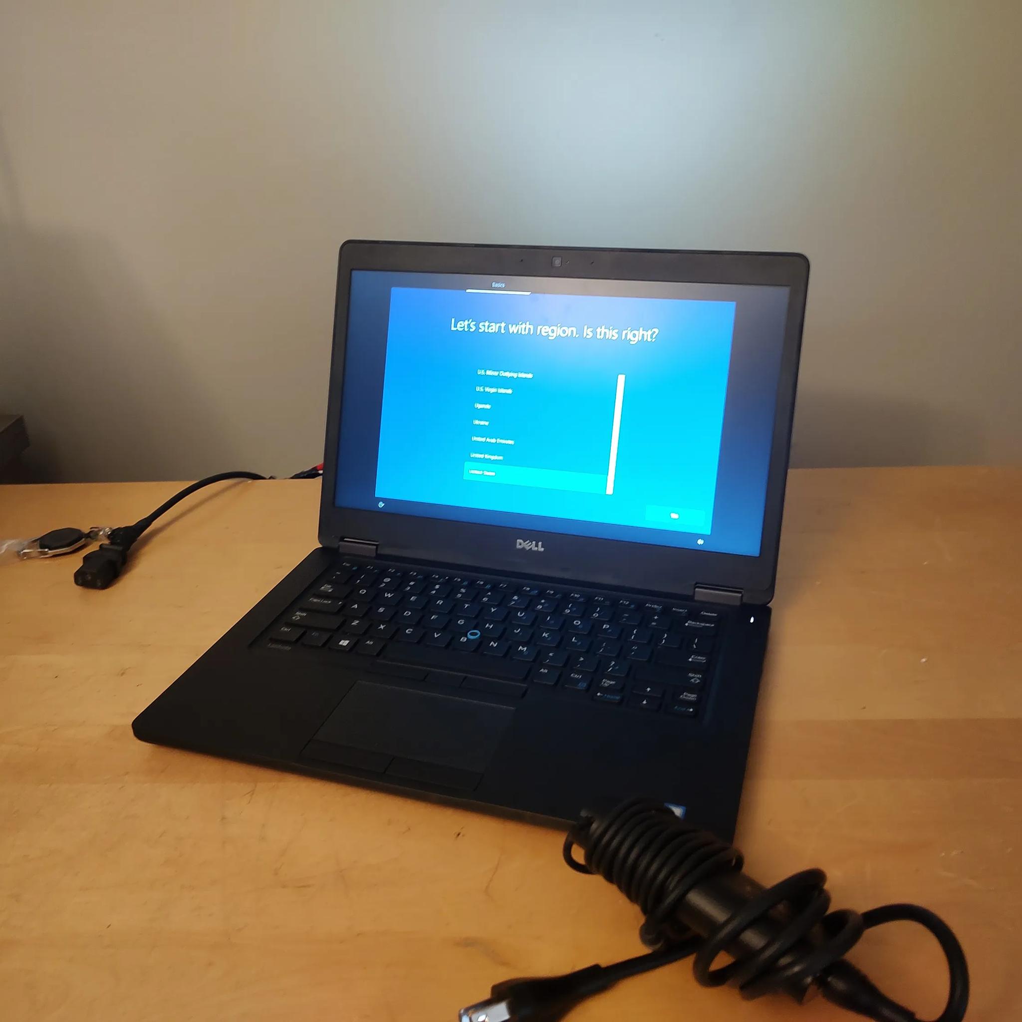 Dell Latitude 5480 14in Thin and Light Laptop - i5 7200u, 12GB DDR4, 500GB SSD