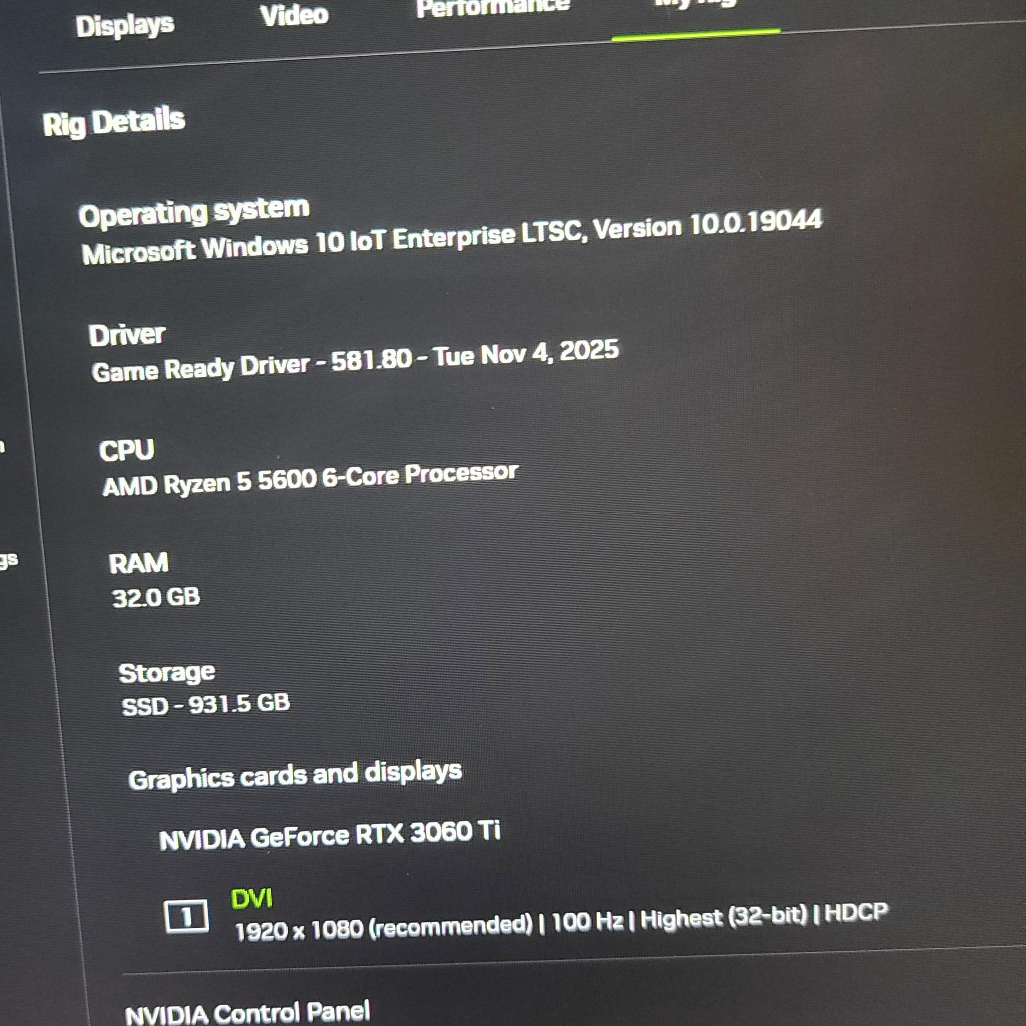 Ryzen 5600/b550/rtx 3060 ti white pc