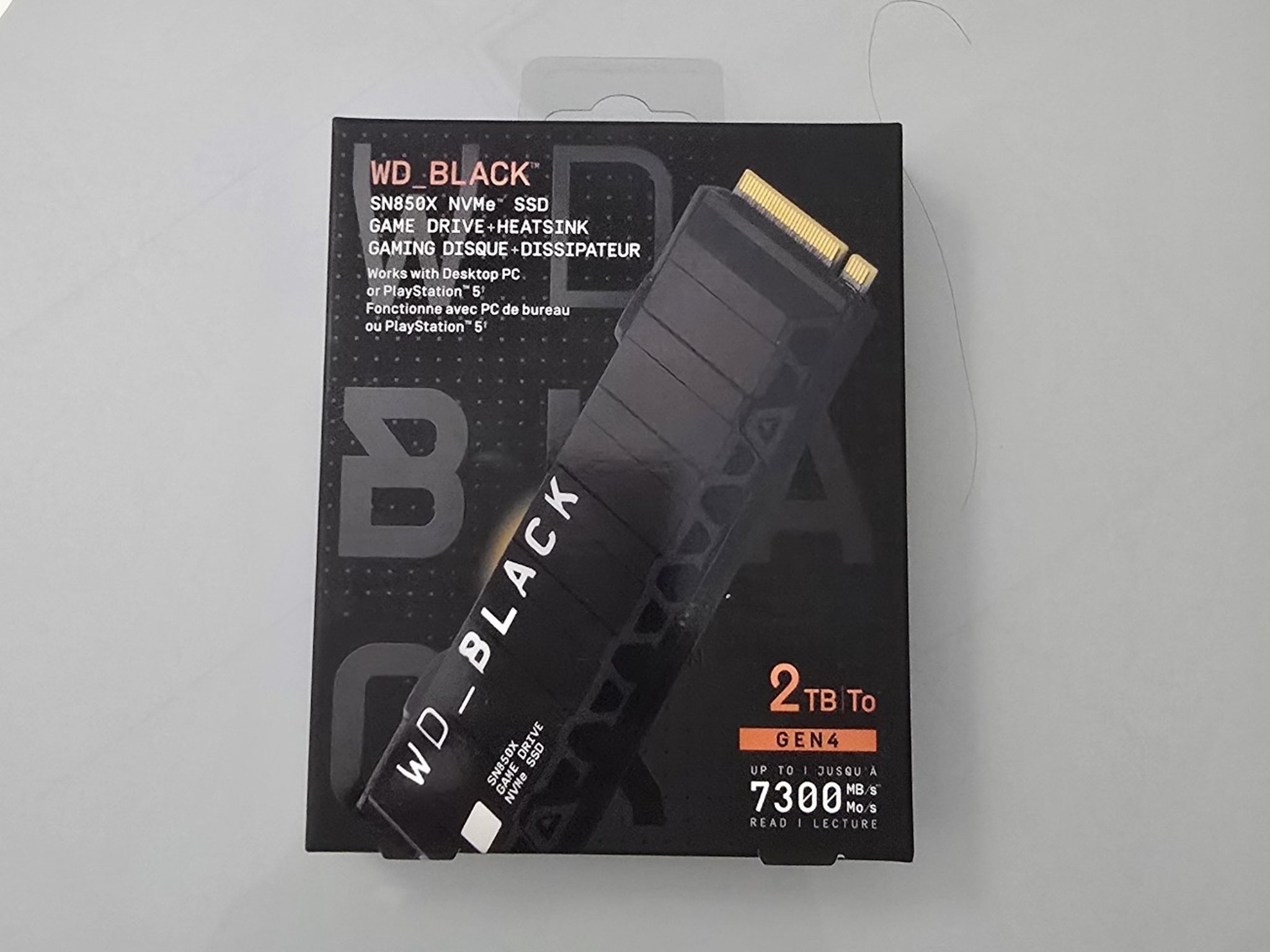2TB WD Black SN850X NVMe 2TB SSD w/Heatsink for PS5 or PC