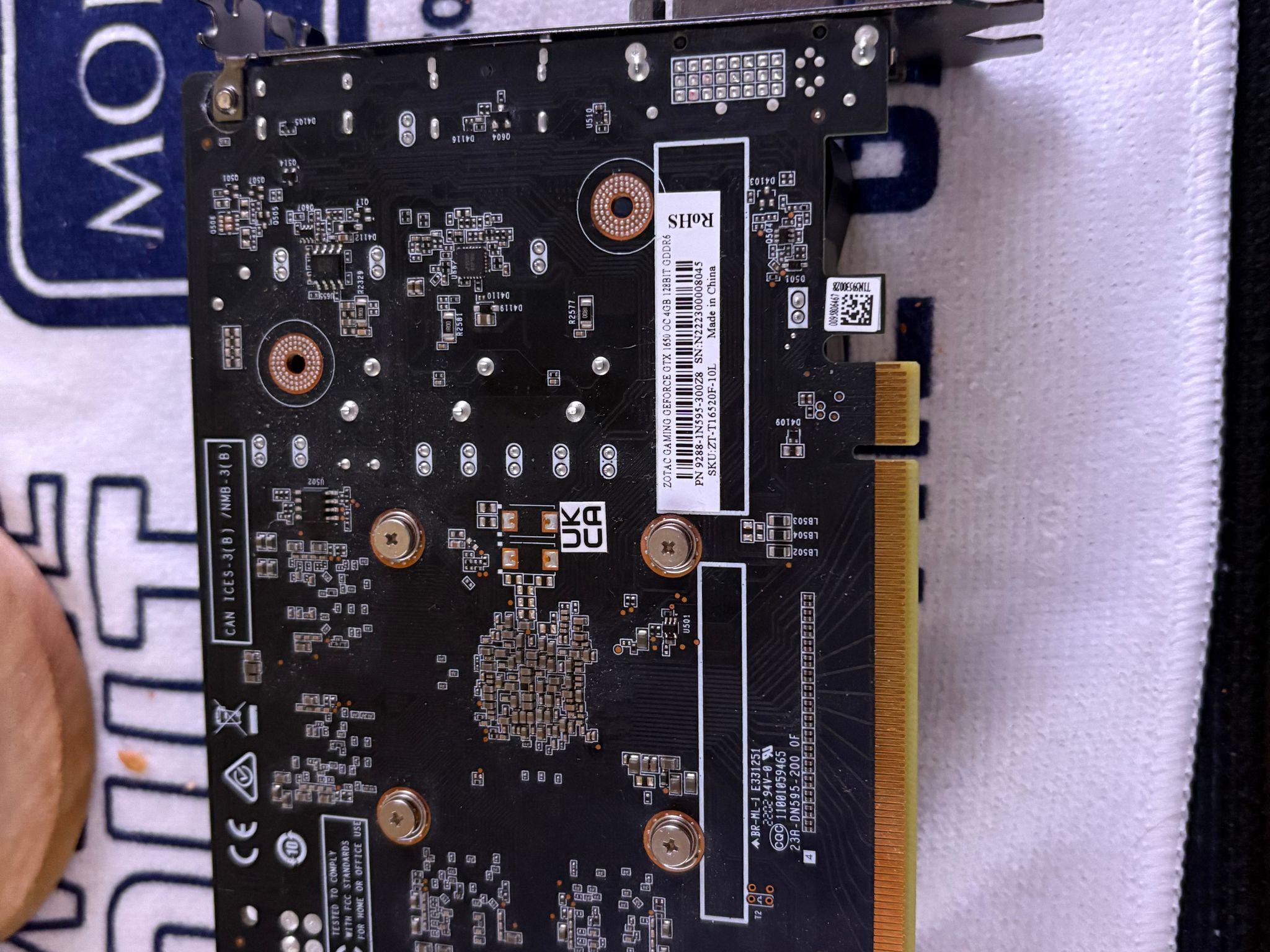 ZOTAC GAMING GeForce GTX 1650 OC 4gb