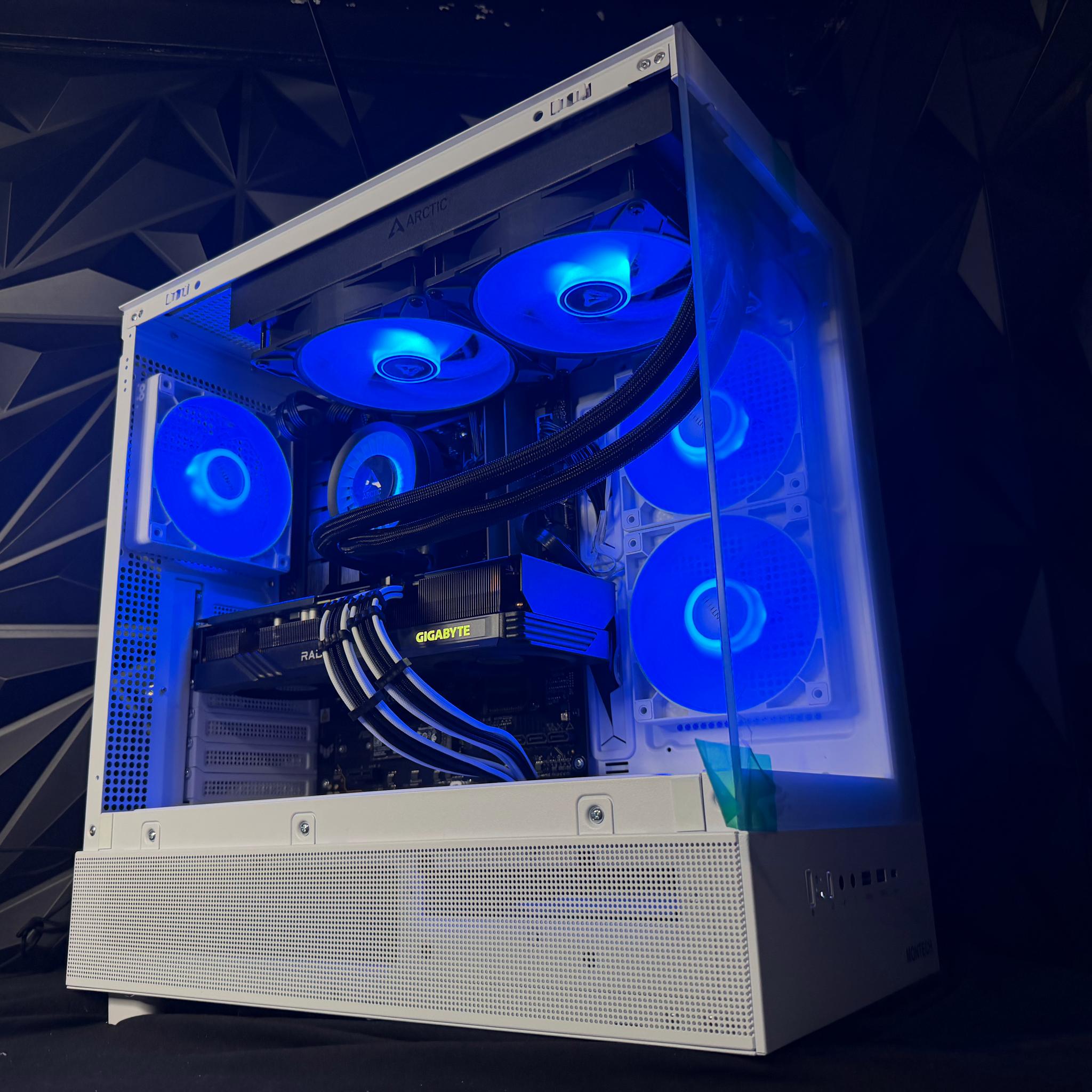 ⚪⚫🔥 YIN YANG BANG 9676 🔥⚫⚪ Ryzen 5 9600X| RX 7600XT 16 GB | 1.5 TB NVMe| 16 GB DDR5| 650W PSU